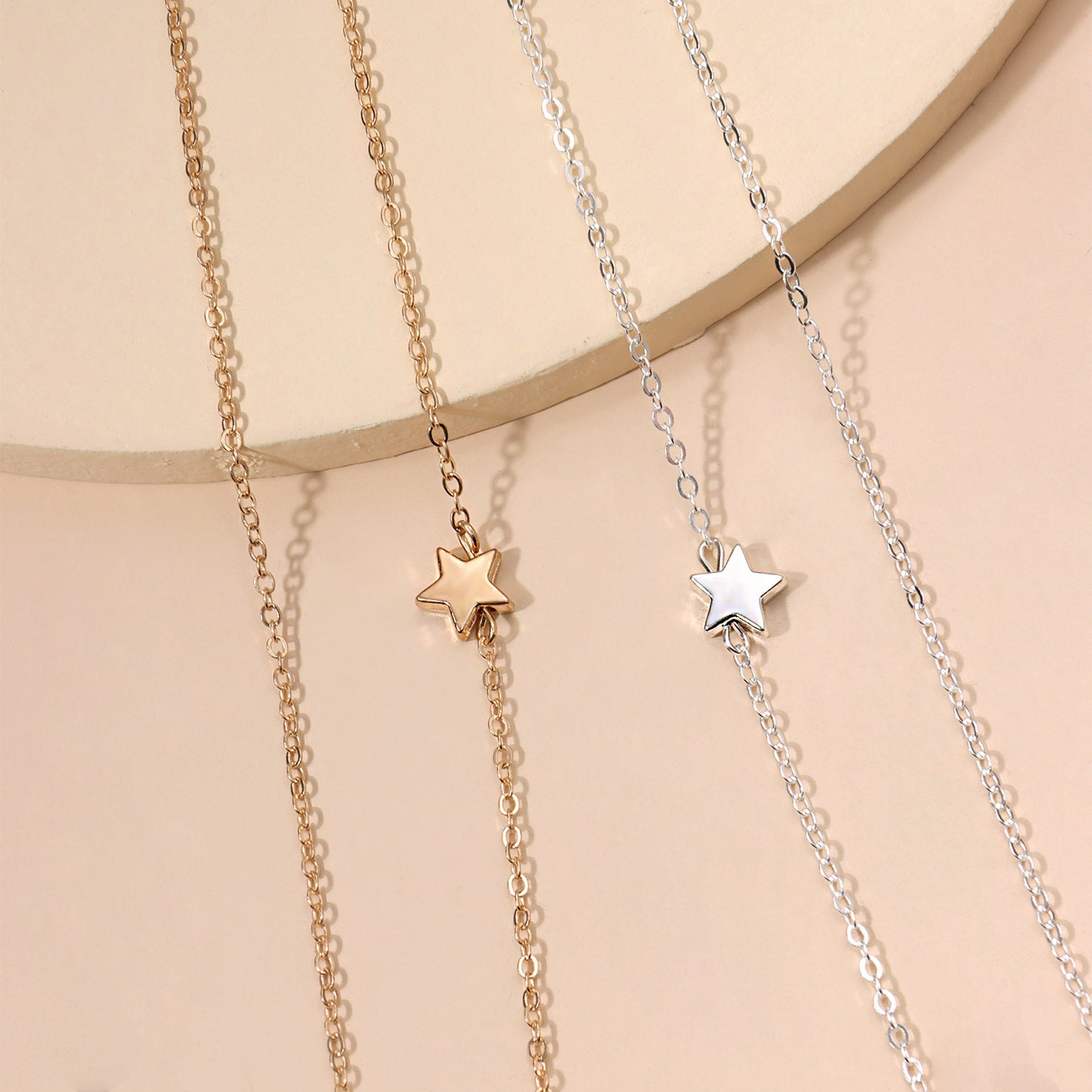Gold Plated Star Alloy Body Chain for Women