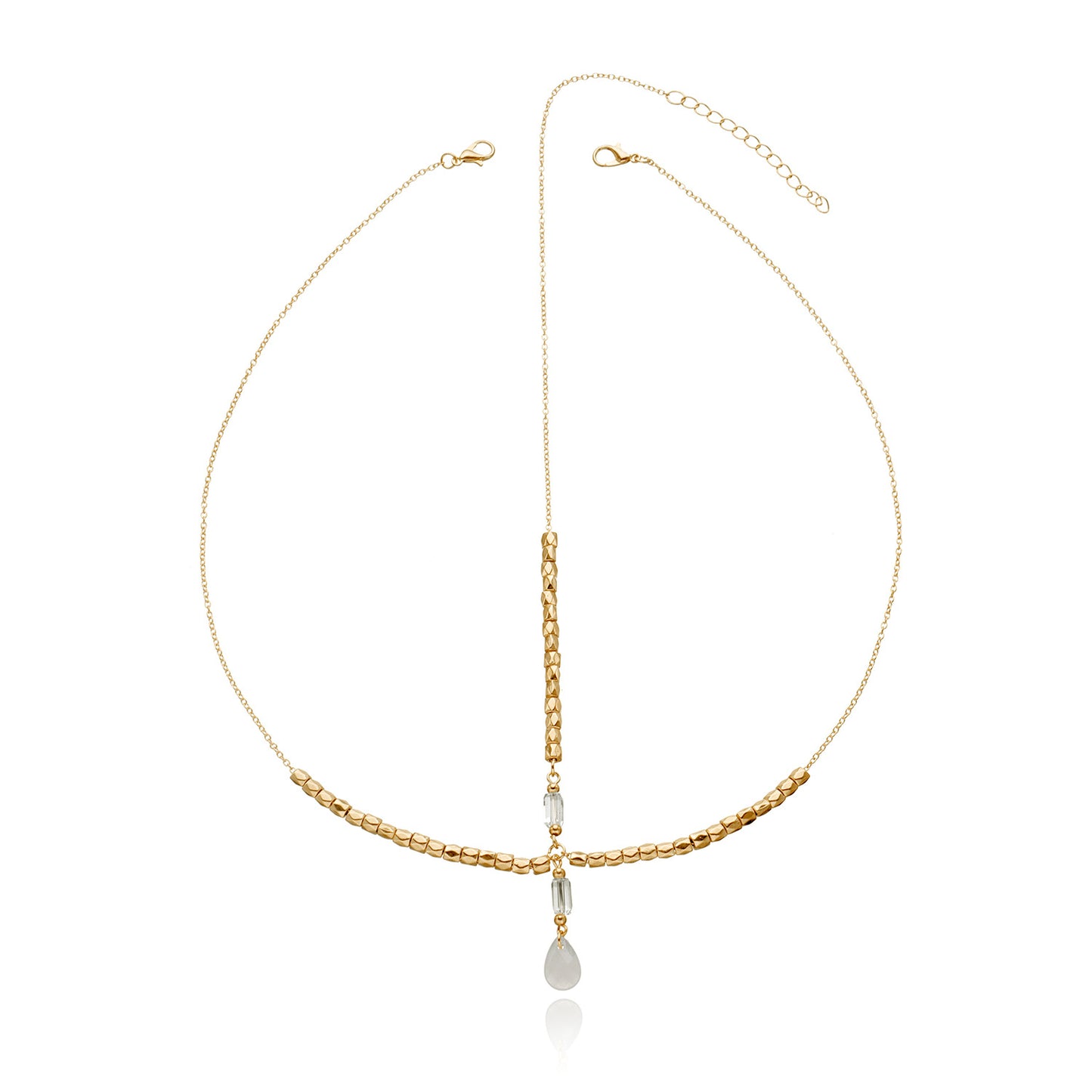 Classic Seashell Headband with Geometric Droplet Pendant Alloy Hair Accessory for Women