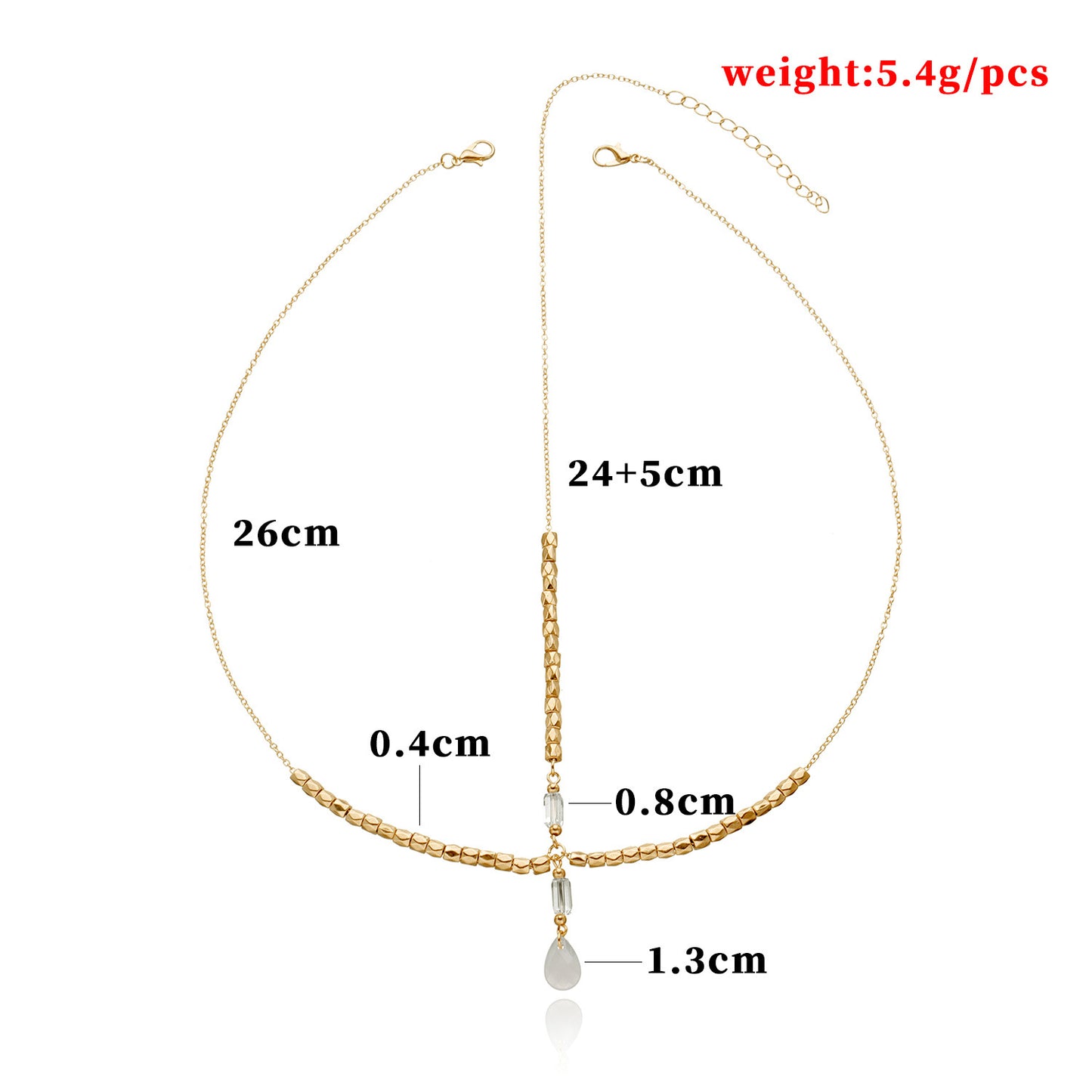Classic Seashell Headband with Geometric Droplet Pendant Alloy Hair Accessory for Women