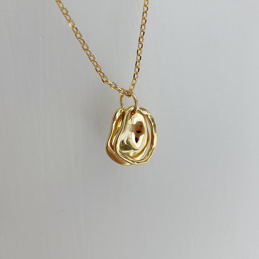 Minimalist Sweet 925 Sterling Silver Geometric Plated Necklace