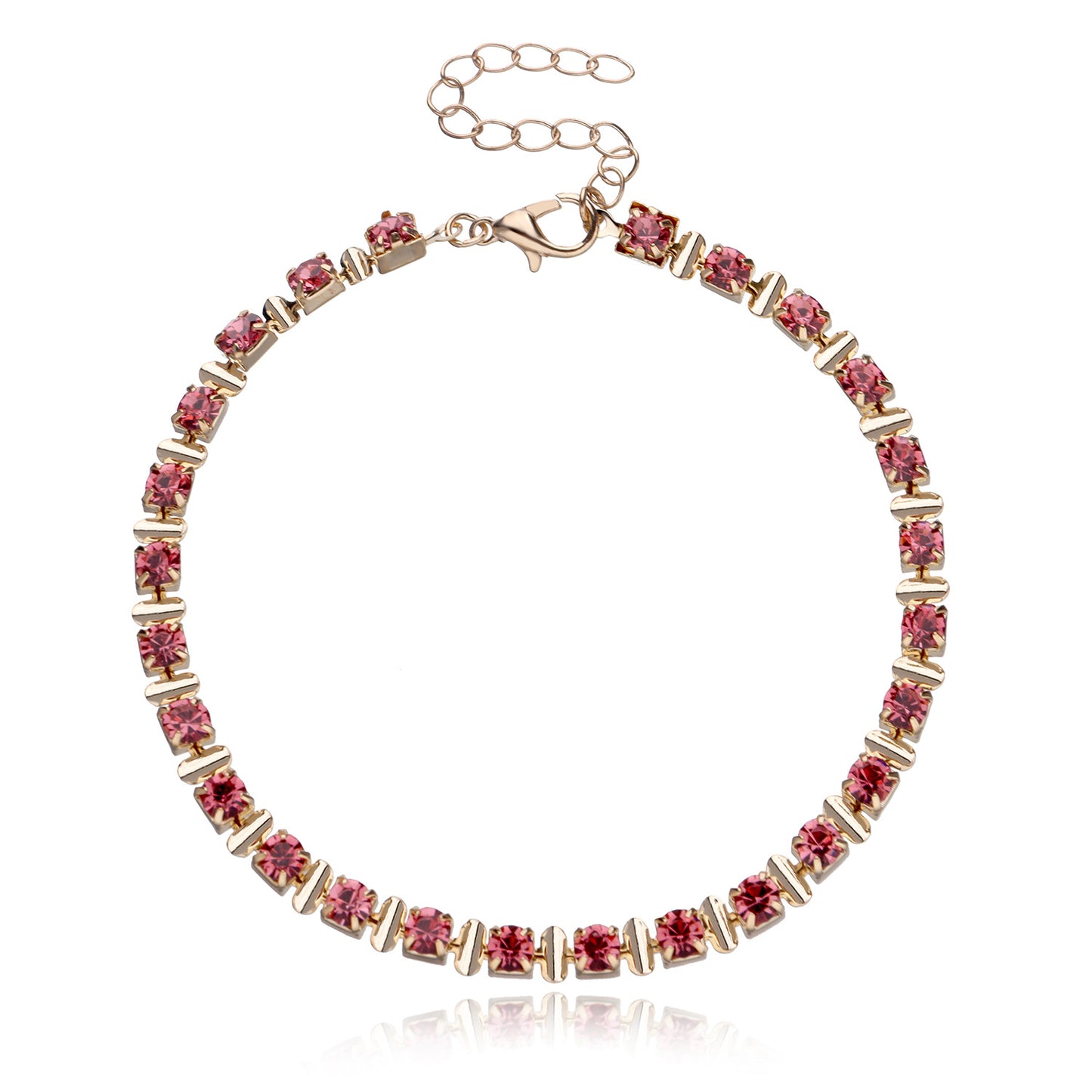 European Style Women's Butterfly Design Alloy Foot Chain with Colorful Rhinestones, Fashionable Jewelry Set for Wedding, Travel Souvenir, Employee Gift
