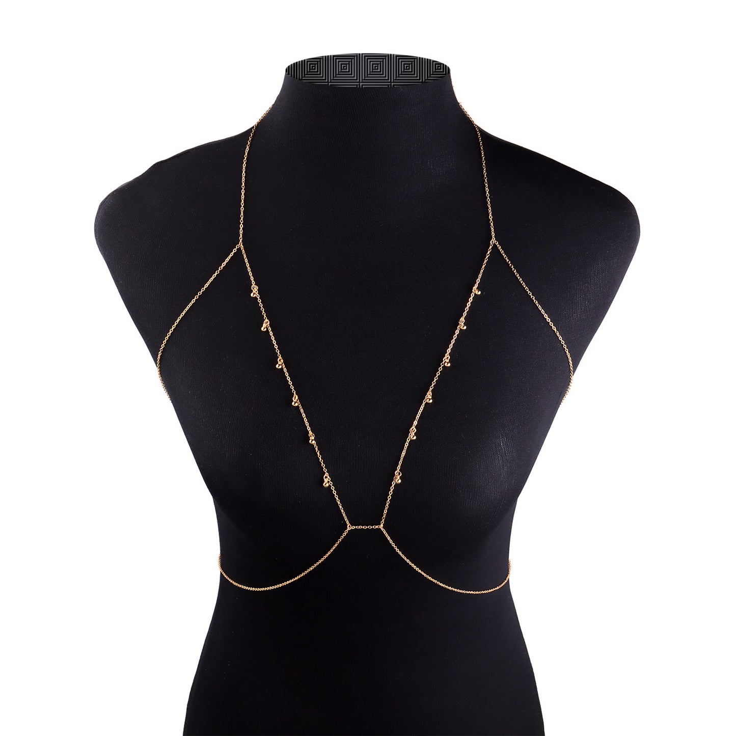 Cadena corporal minimalista de aleación con forma de animal para mujer