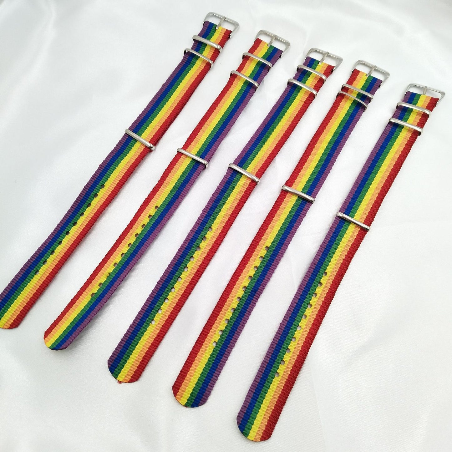 Sweet Rainbow Nylon Handmade Bracelet Unisex