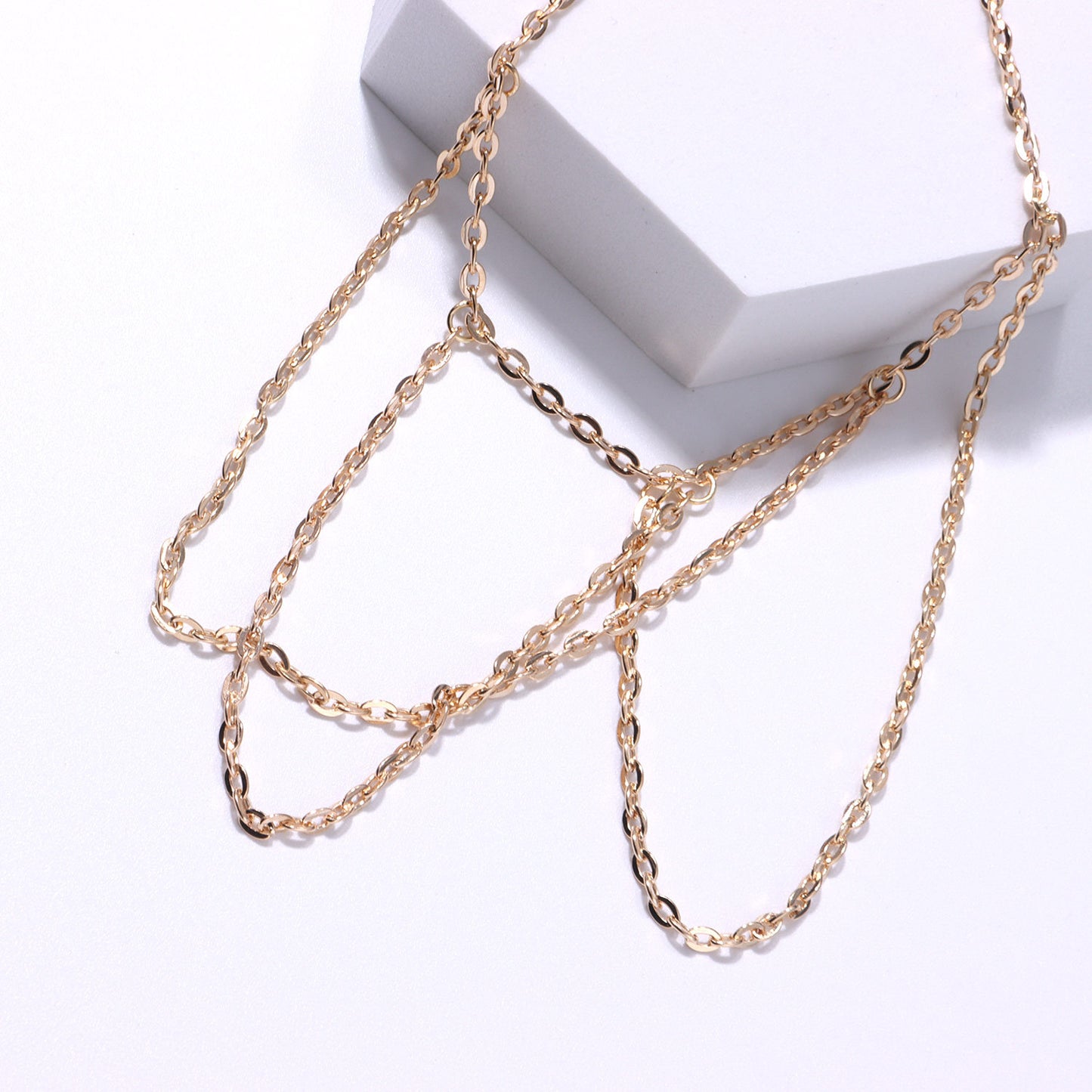 Minimalist Fringe Chain Bracelet for Women Alloy Handmade Arm Cuff Jewelry