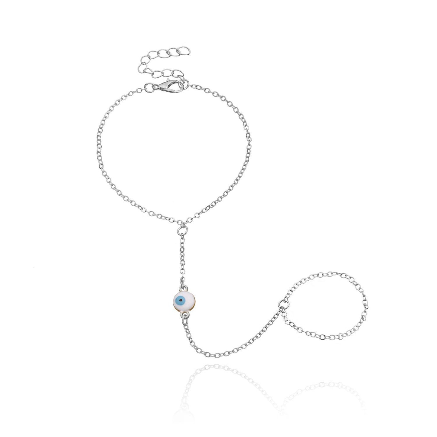 Geometric Women's Alloy Minimalist Hand Chain with Plating - Elegant Jewelry for Travel Souvenir, Exhibition, Promotion, Employee Gift, Anniversary, Business Gifting, Opening Ceremony