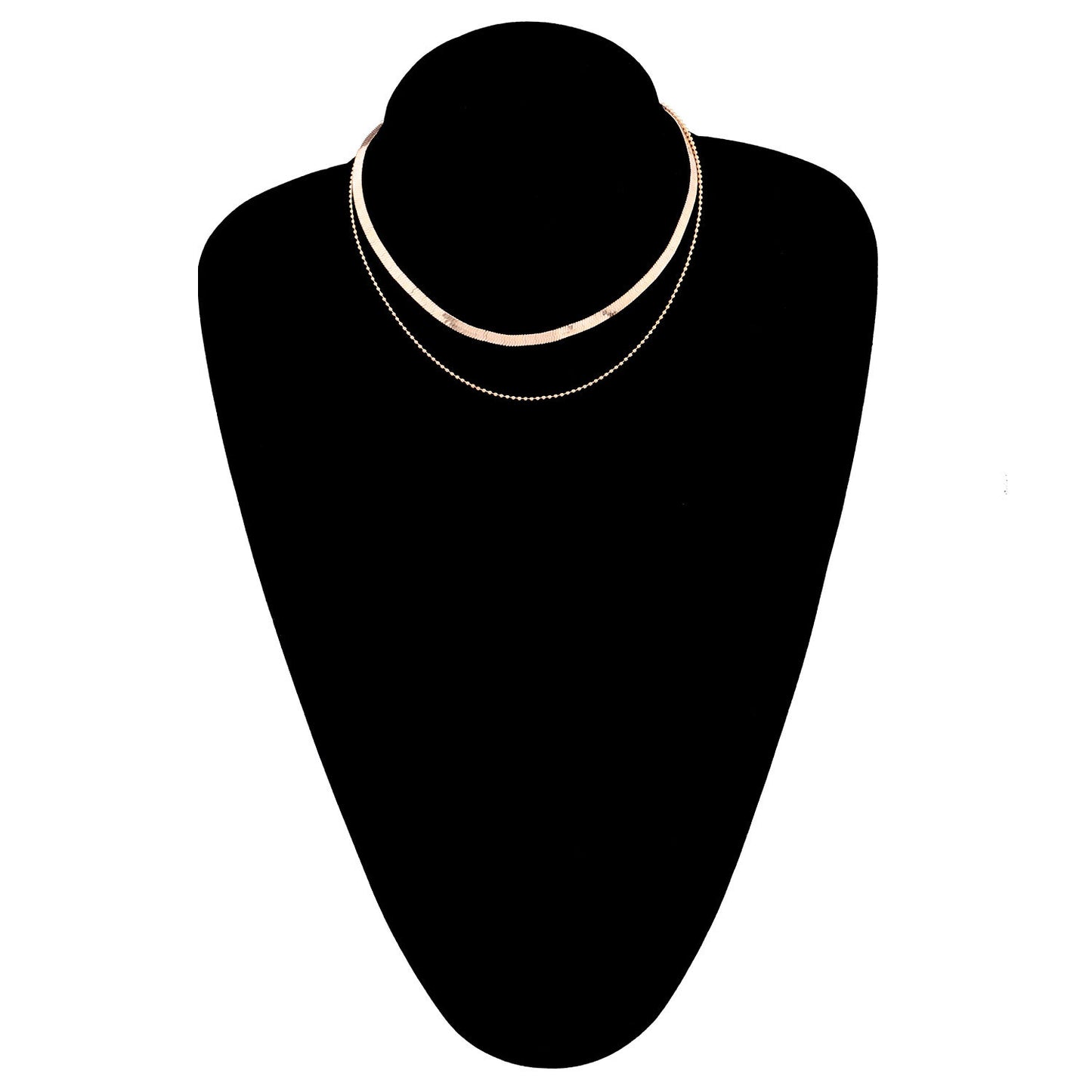 Minimalist Geometric Alloy Twist Chain Necklace for Women - Fashion Hip-Hop Style