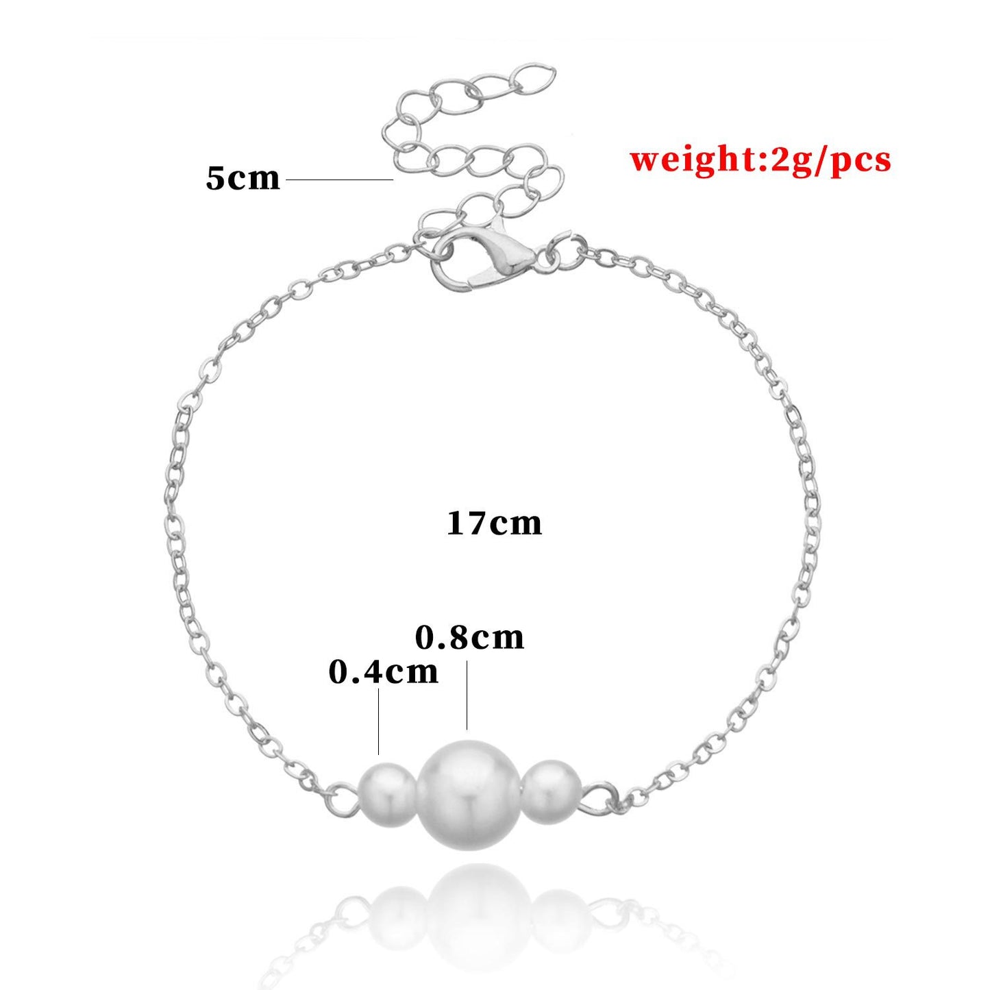 Minimalist Geometric Alloy Hand Chain for Women, Plated Jewelry, Fashion Simple Bracelet, Gift for Travel Souvenir, Exhibition, Promotion, Employee Gift, Anniversary, Business Gift, Opening Ceremony
