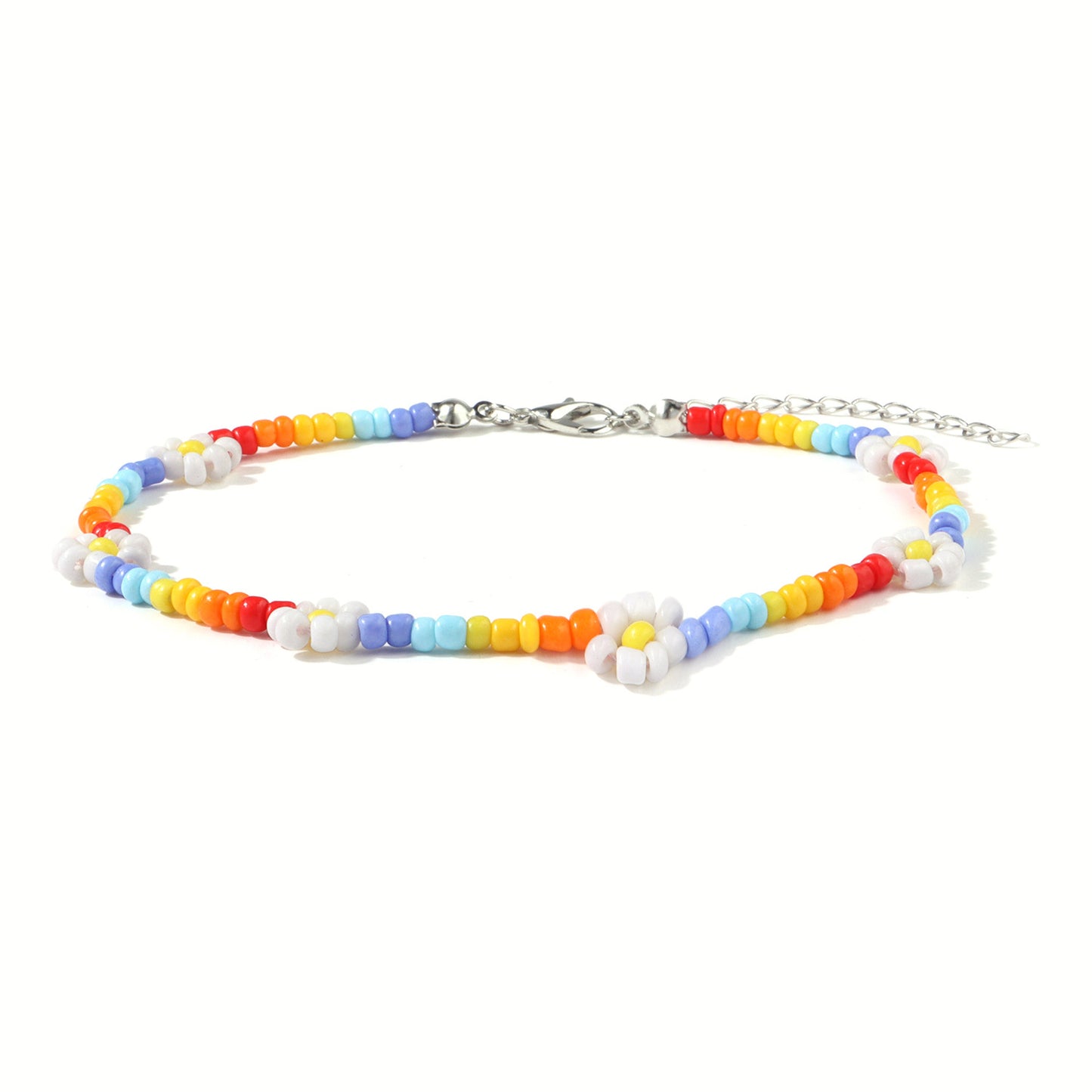 Floral Alloy Women's Beach Anklet Minimalist Stylish Jewelry for Travel Gift Wedding Anniversary