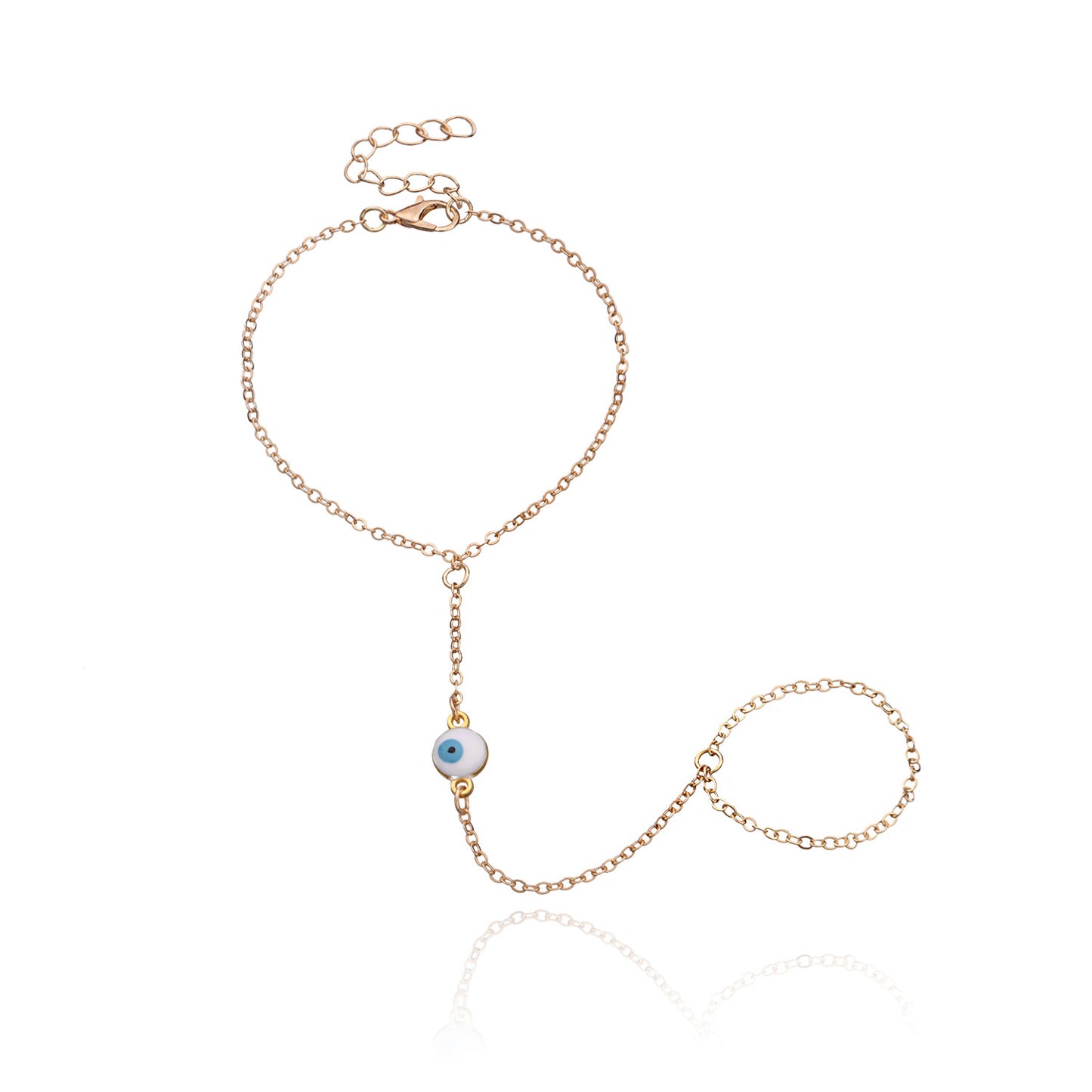 Geometric Women's Alloy Minimalist Hand Chain with Plating - Elegant Jewelry for Travel Souvenir, Exhibition, Promotion, Employee Gift, Anniversary, Business Gifting, Opening Ceremony