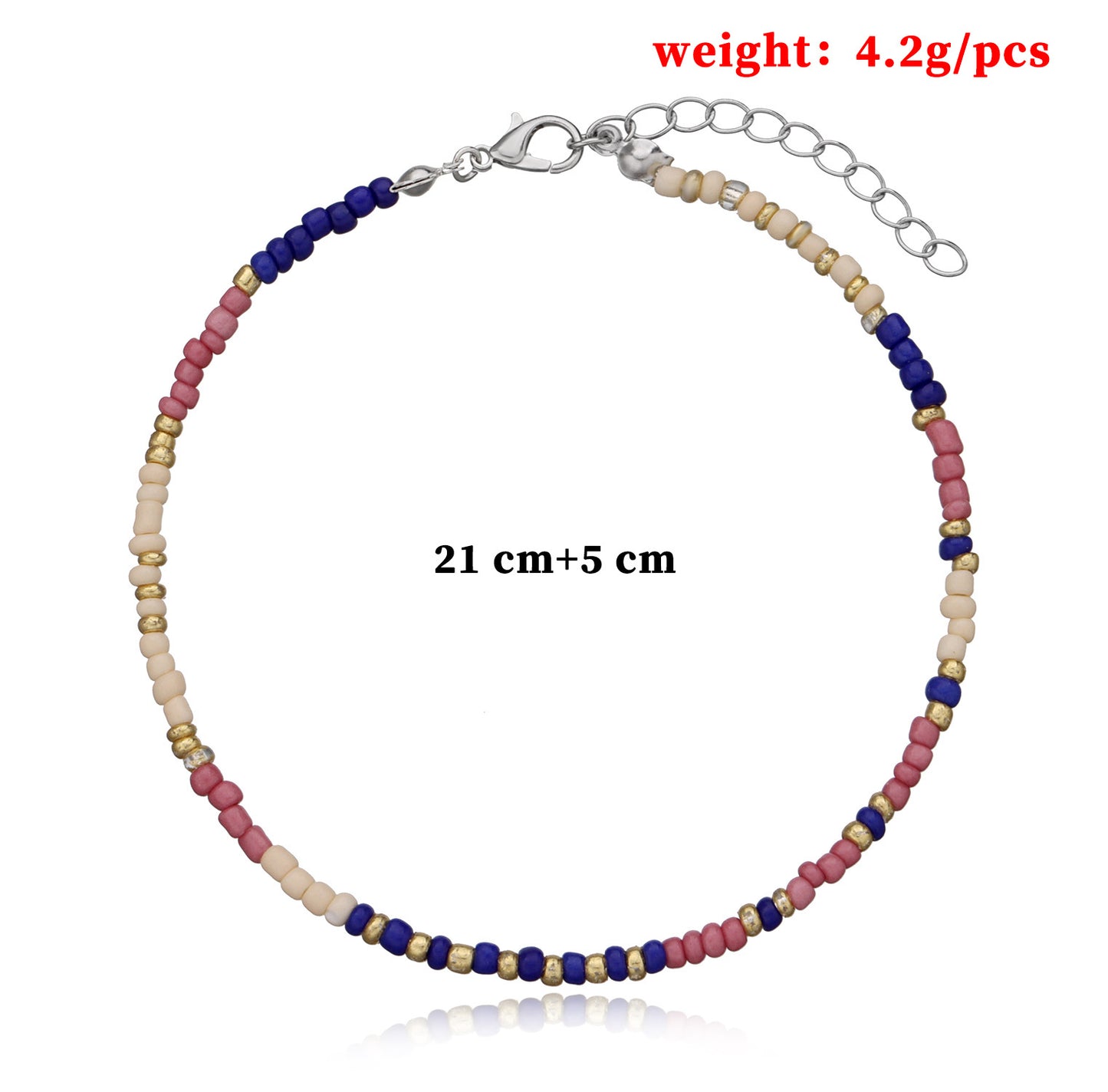 Floral Alloy Women's Beach Anklet Minimalist Stylish Jewelry for Travel Gift Wedding Anniversary