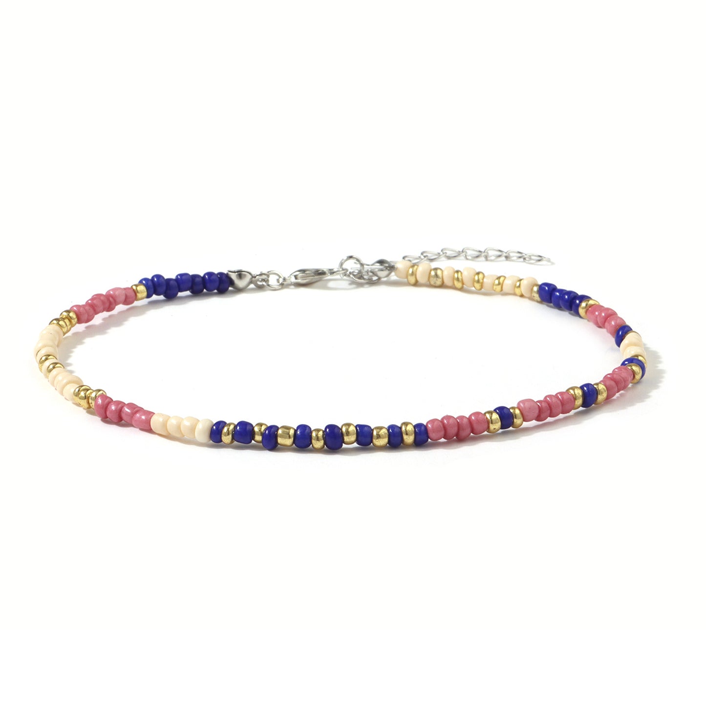 Floral Alloy Women's Beach Anklet Minimalist Stylish Jewelry for Travel Gift Wedding Anniversary