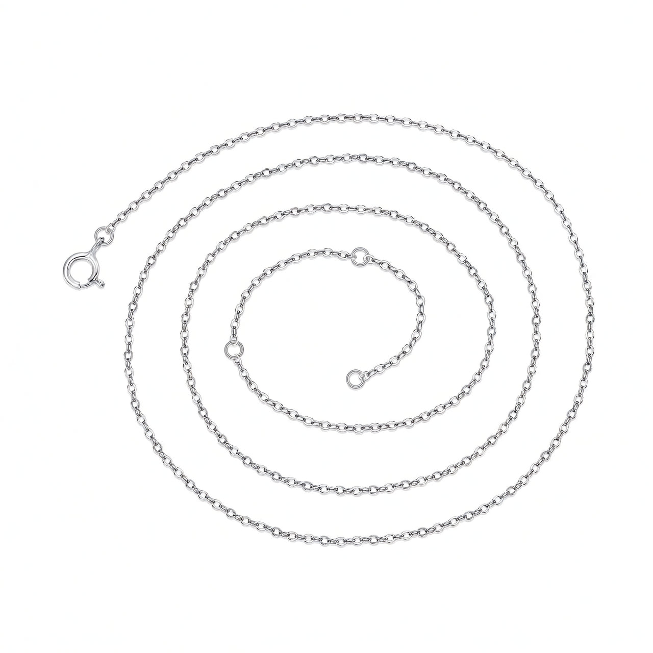 Collana pendente da donna con moissanite rotonda geometrica placcata oro 18 carati in argento sterling 925 con griffe, stile OL di moda