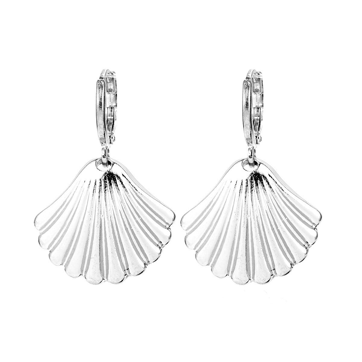 Mini Star Moon Pendant Earrings for Women, Alloy Plated Minimalist Jewelry, Floral Design, Bohemian Style