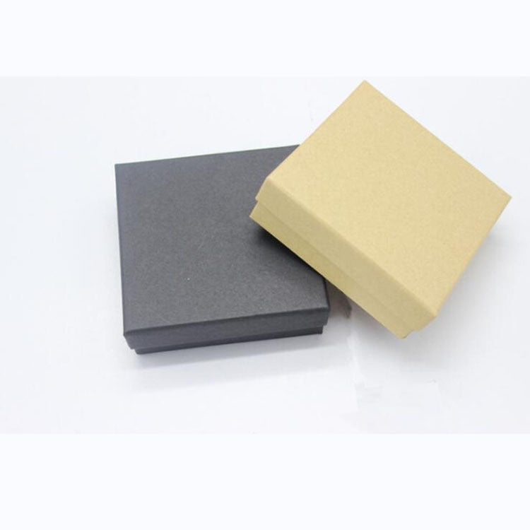 Retro Kraft Paper Jewelry Box for Necklaces Rings Bracelets Pendants Gift Packaging