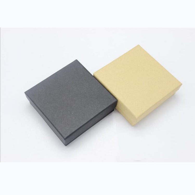 Retro Kraft Paper Jewelry Box for Necklaces Rings Bracelets Pendants Gift Packaging
