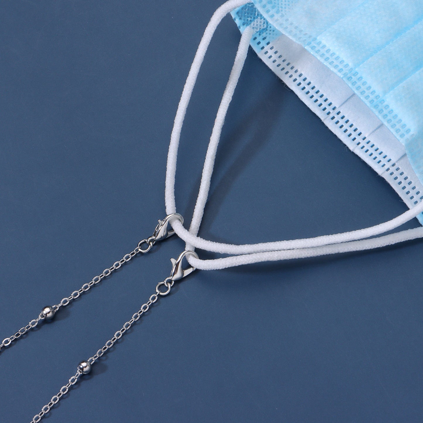 Minimalist Geometric Round Ball Chain Alloy Glasses Chain for Women