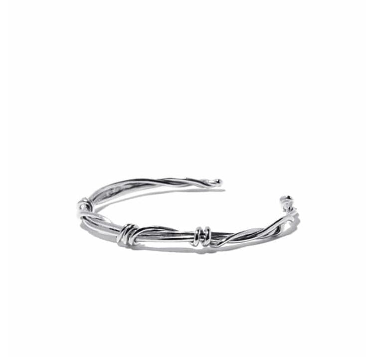 Minimalist Sweet 925 Sterling Silver Polished Geometric Bracelet