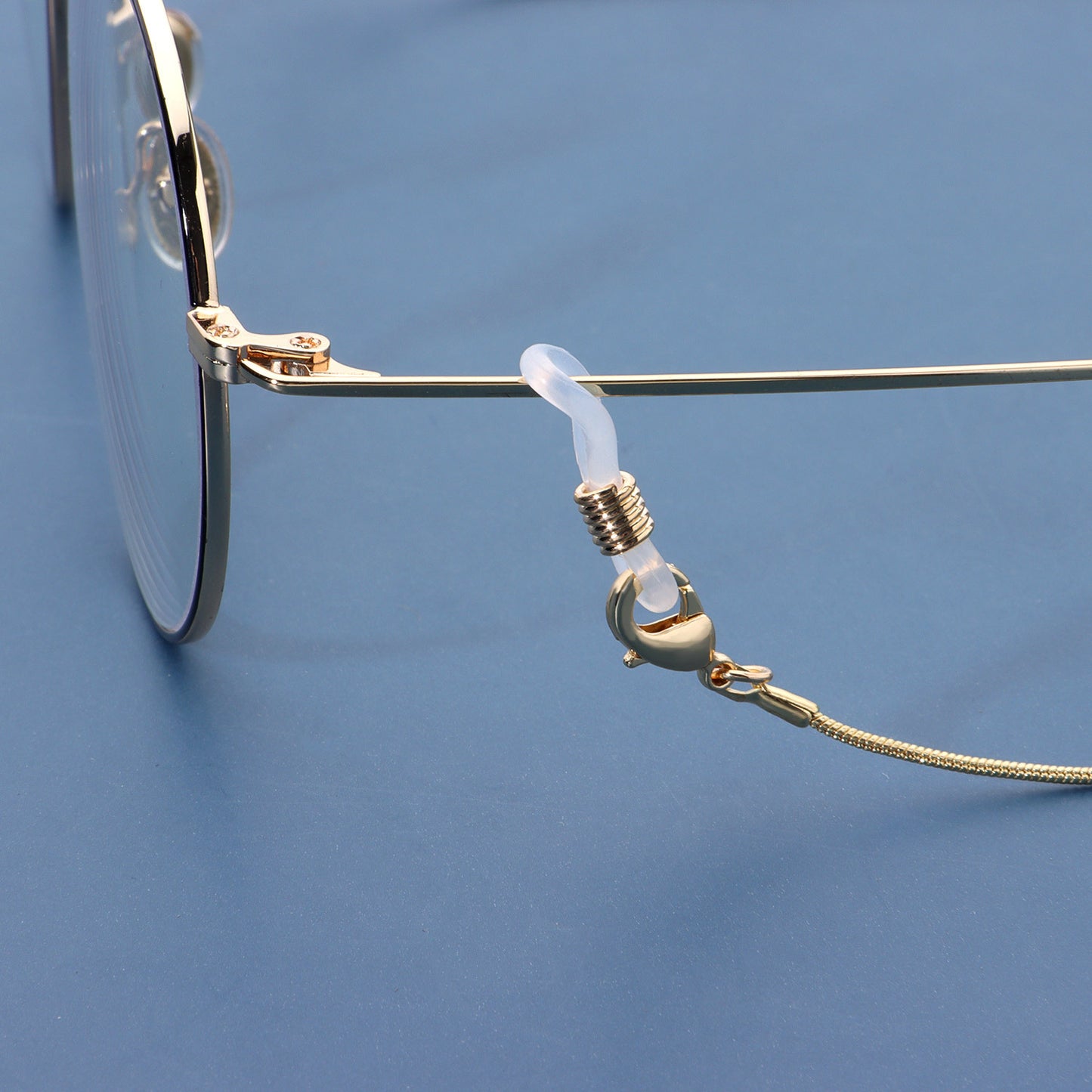 1.2mm Snake Chain Alloy Eyeglass Chain Mask Holder Accessory