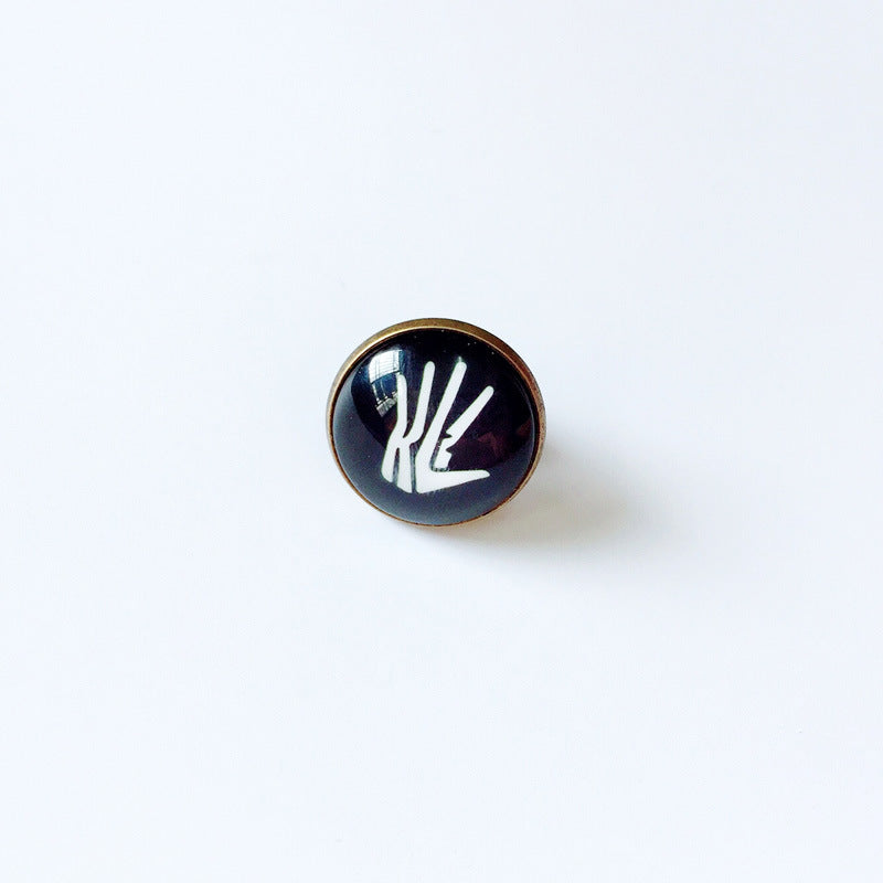 Pin de solapa metálico de equipos de baloncesto retro de la NBA - Insignia con gema vintage - Broche de Kobe Curry - Regalo para fans - Unisex
