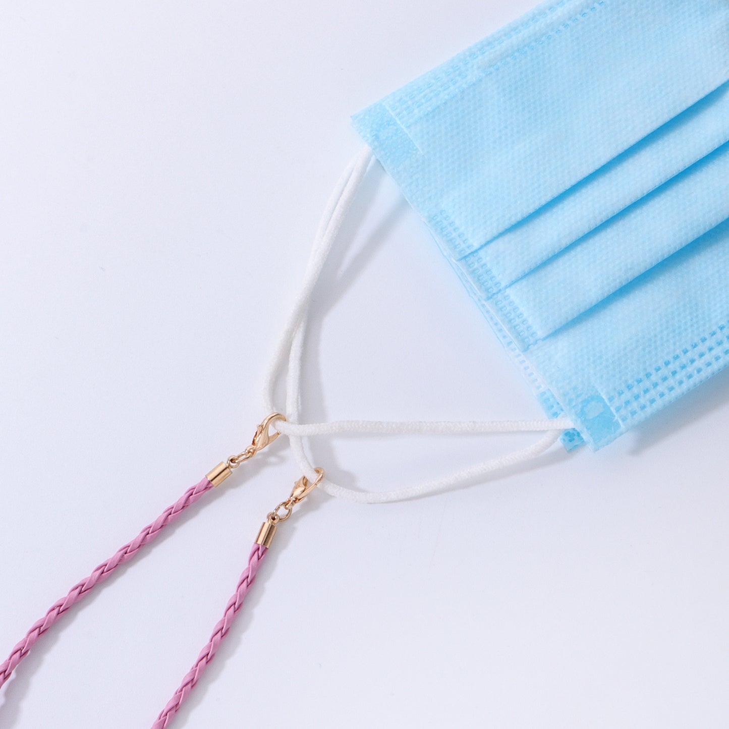 Elegant Fashion Braided Leather Eyeglass Chain for Women