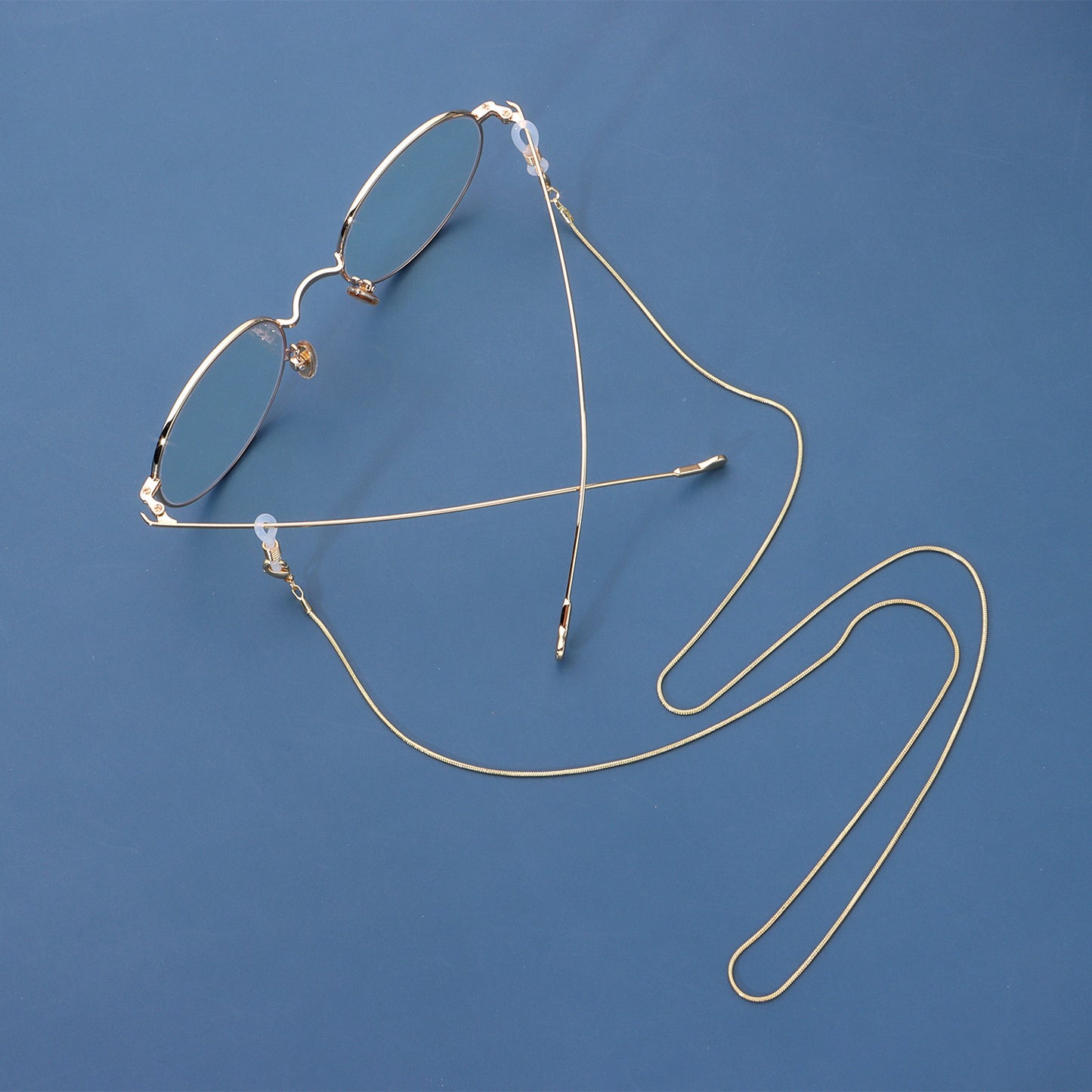 1.2mm Snake Chain Alloy Eyeglass Chain Mask Holder Accessory