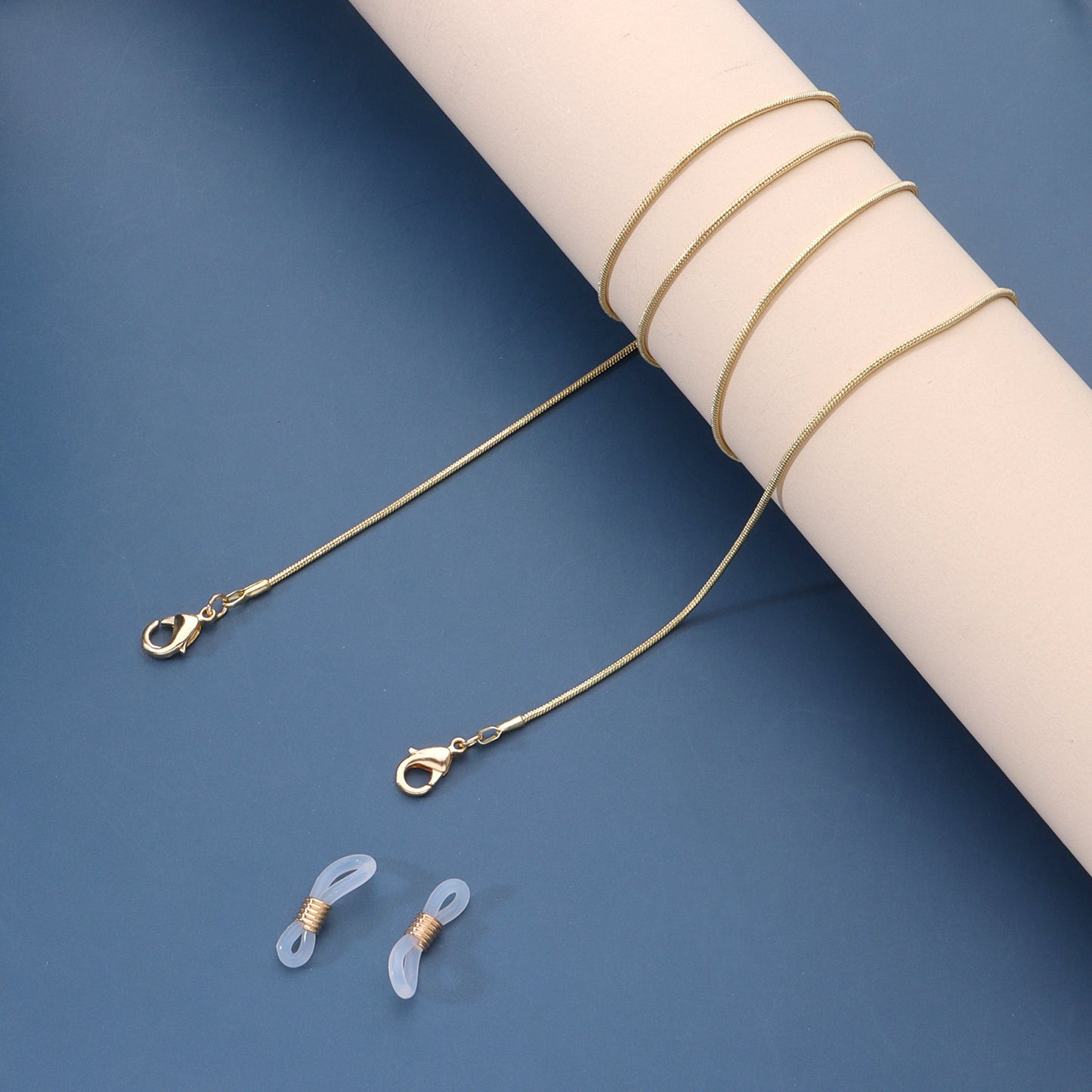 1.2mm Snake Chain Alloy Eyeglass Chain Mask Holder Accessory