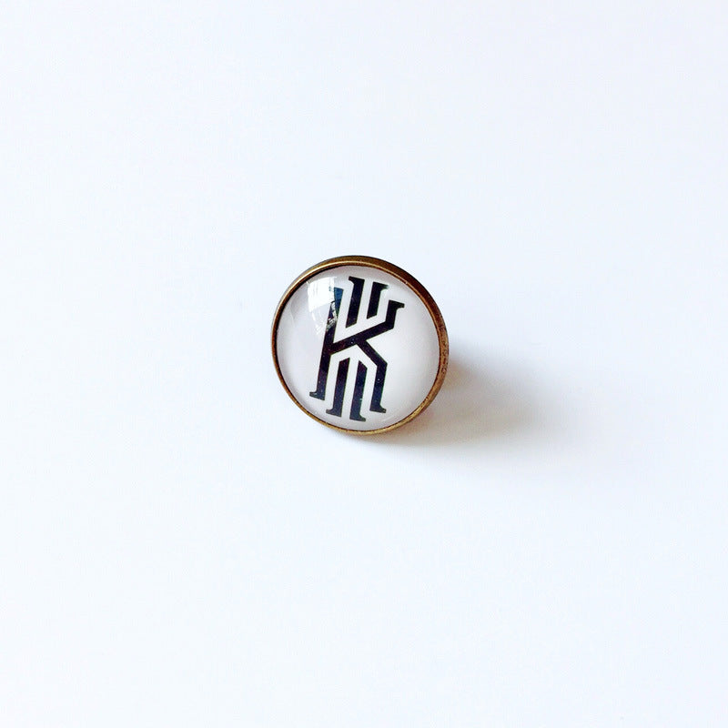 Pin de solapa metálico de equipos de baloncesto retro de la NBA - Insignia con gema vintage - Broche de Kobe Curry - Regalo para fans - Unisex
