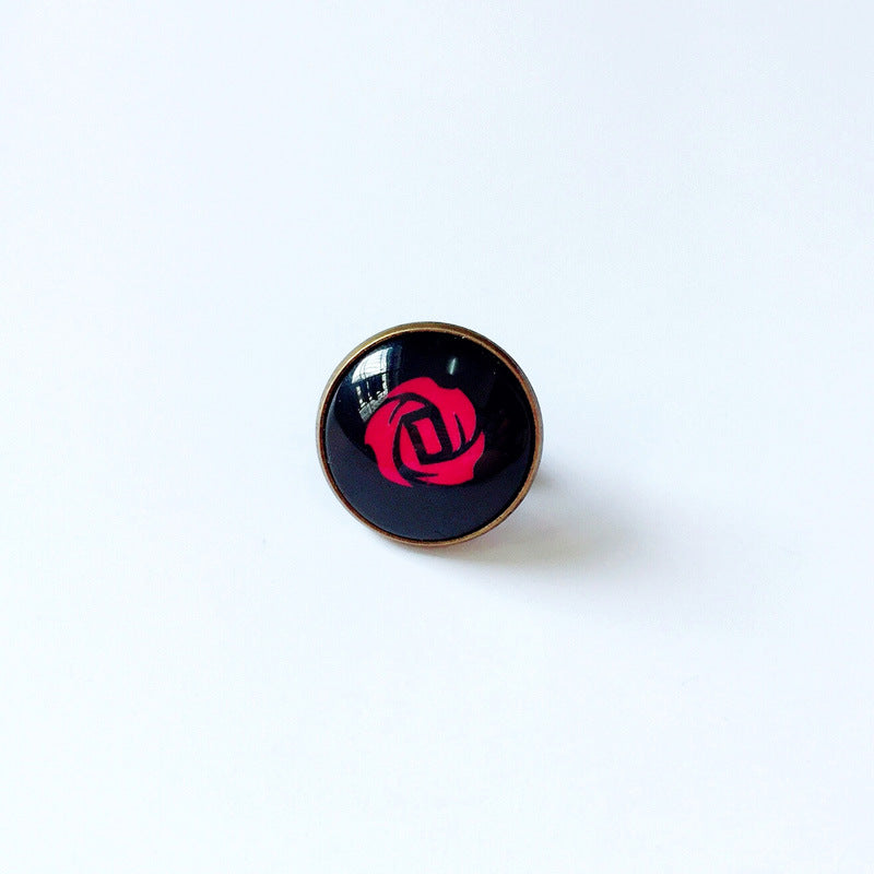 Pin de solapa metálico de equipos de baloncesto retro de la NBA - Insignia con gema vintage - Broche de Kobe Curry - Regalo para fans - Unisex