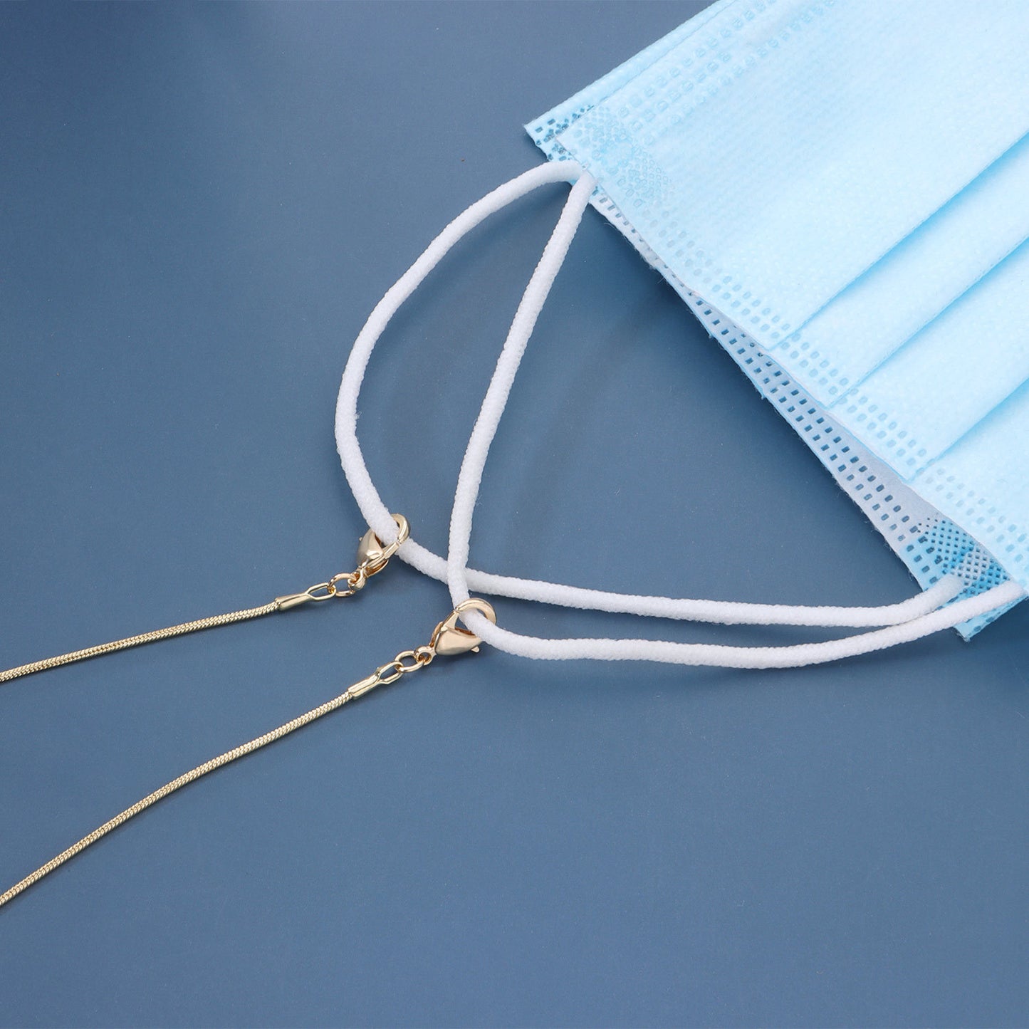 1.2mm Snake Chain Alloy Eyeglass Chain Mask Holder Accessory
