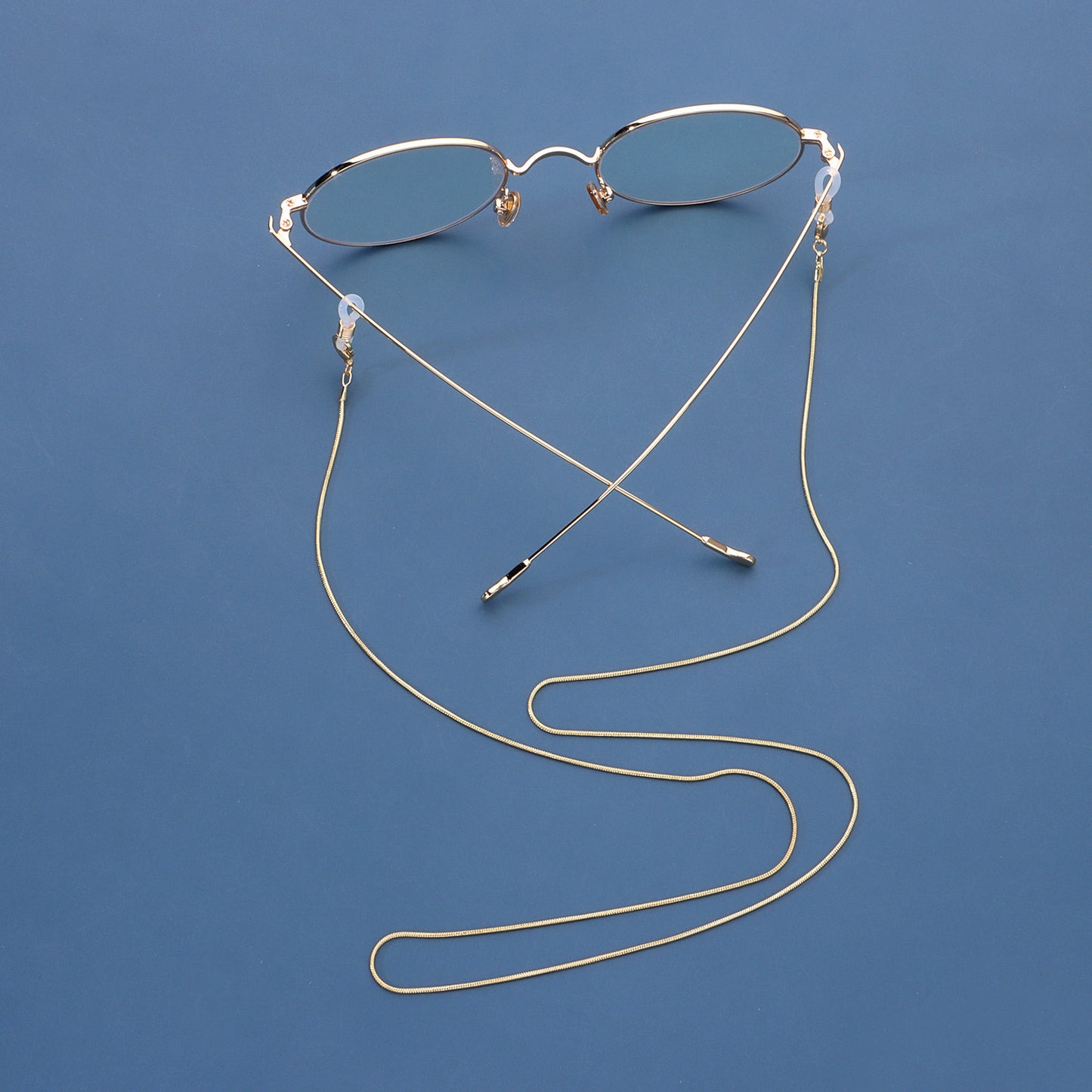 1.2mm Snake Chain Alloy Eyeglass Chain Mask Holder Accessory