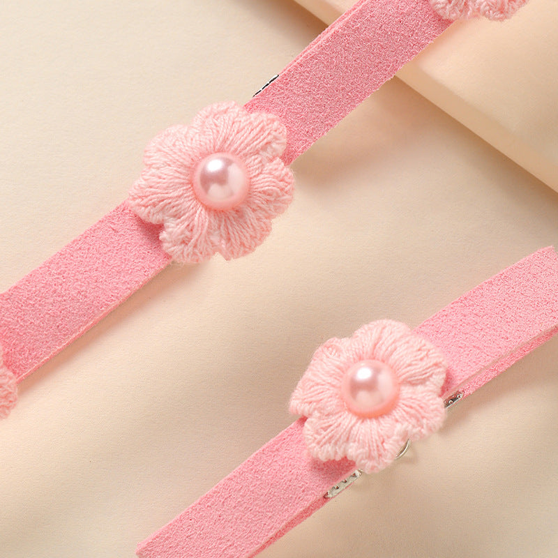 Graziosa Collana in Metallo per Bambine Stile Principessa Floreale con Finitura Artigianale