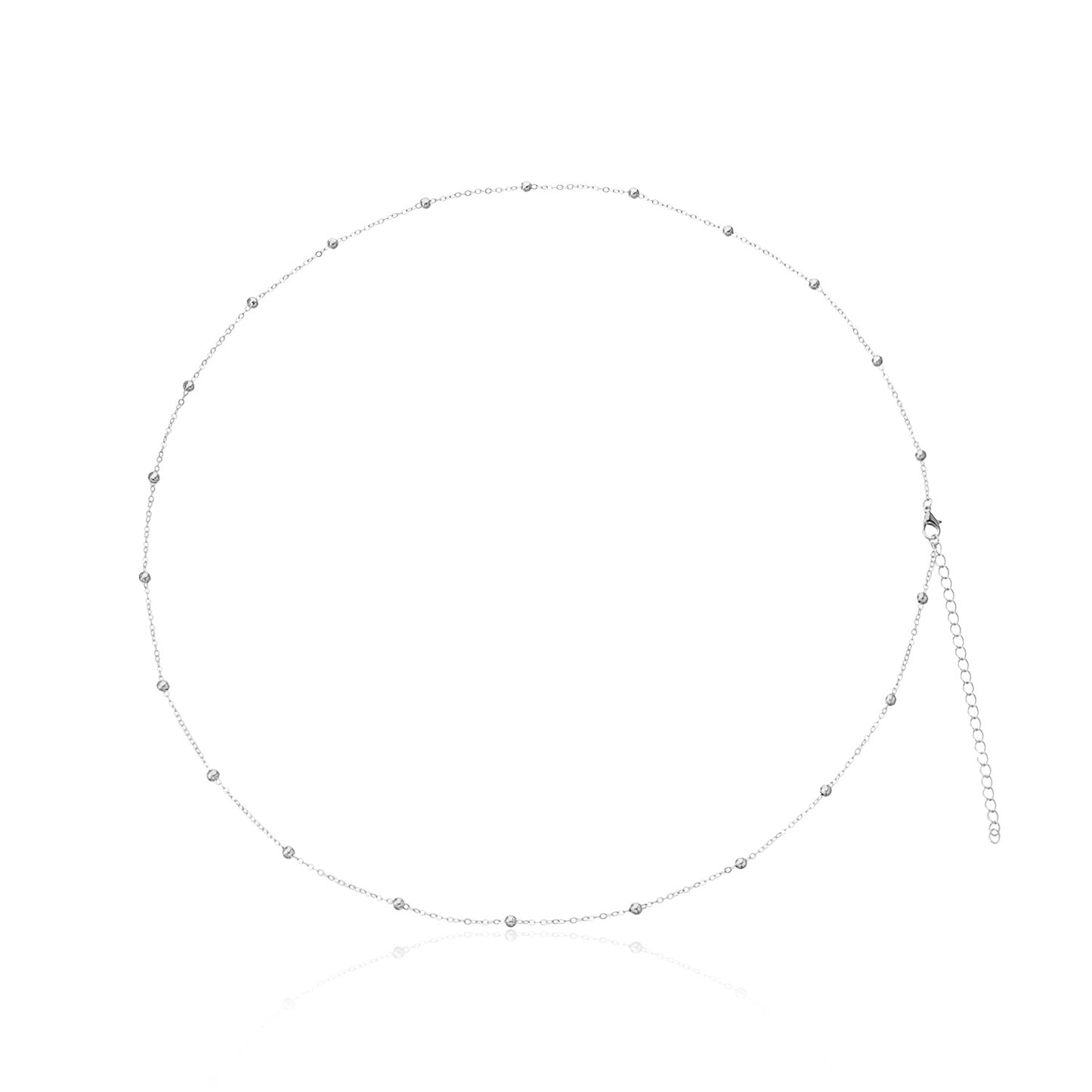 Gold Plated Round Bead Alloy Waist Chain for Women