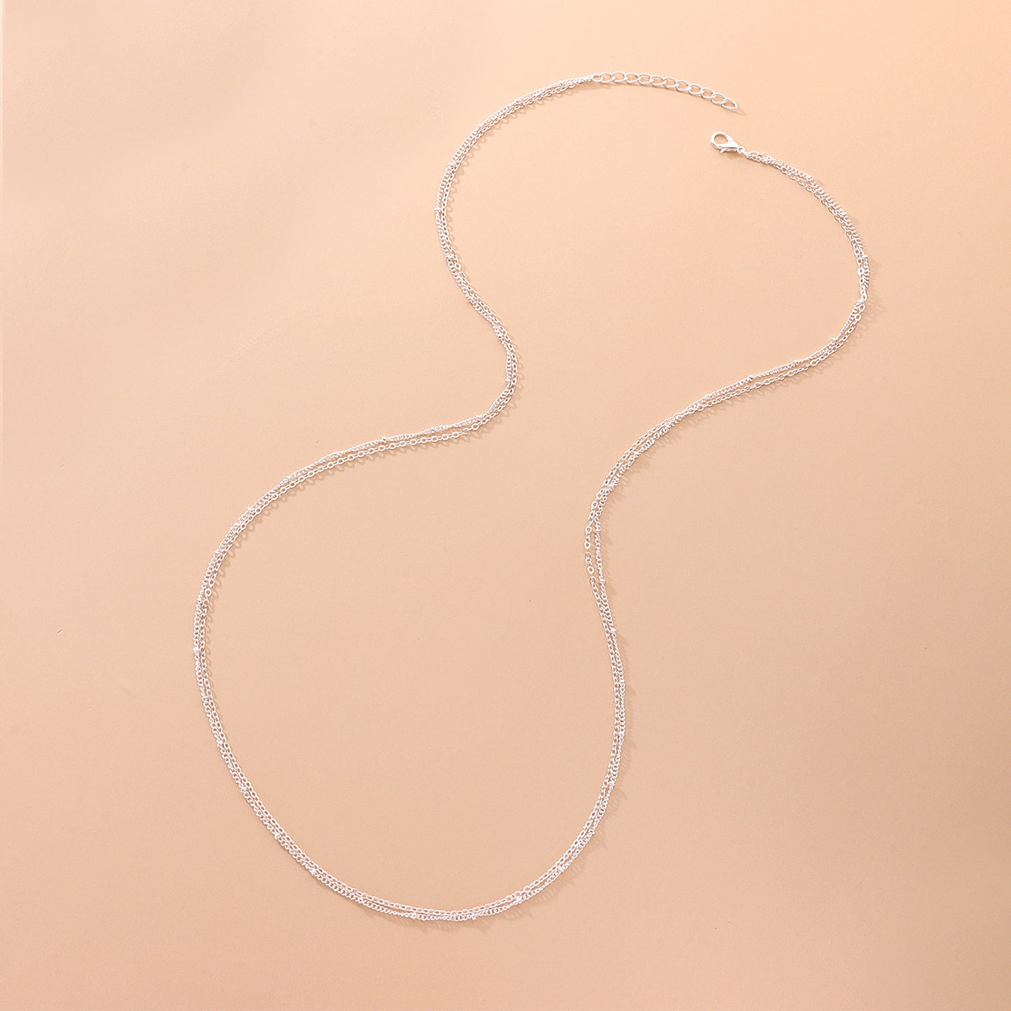 Minimalist Blue Eye Round Alloy Ball Chain Body Chain for Women