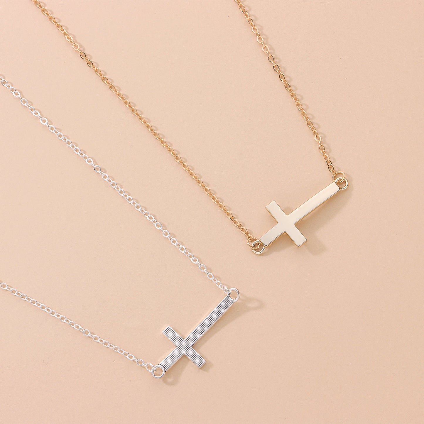 Sexy Cross Plated Curb Chain Body Chain