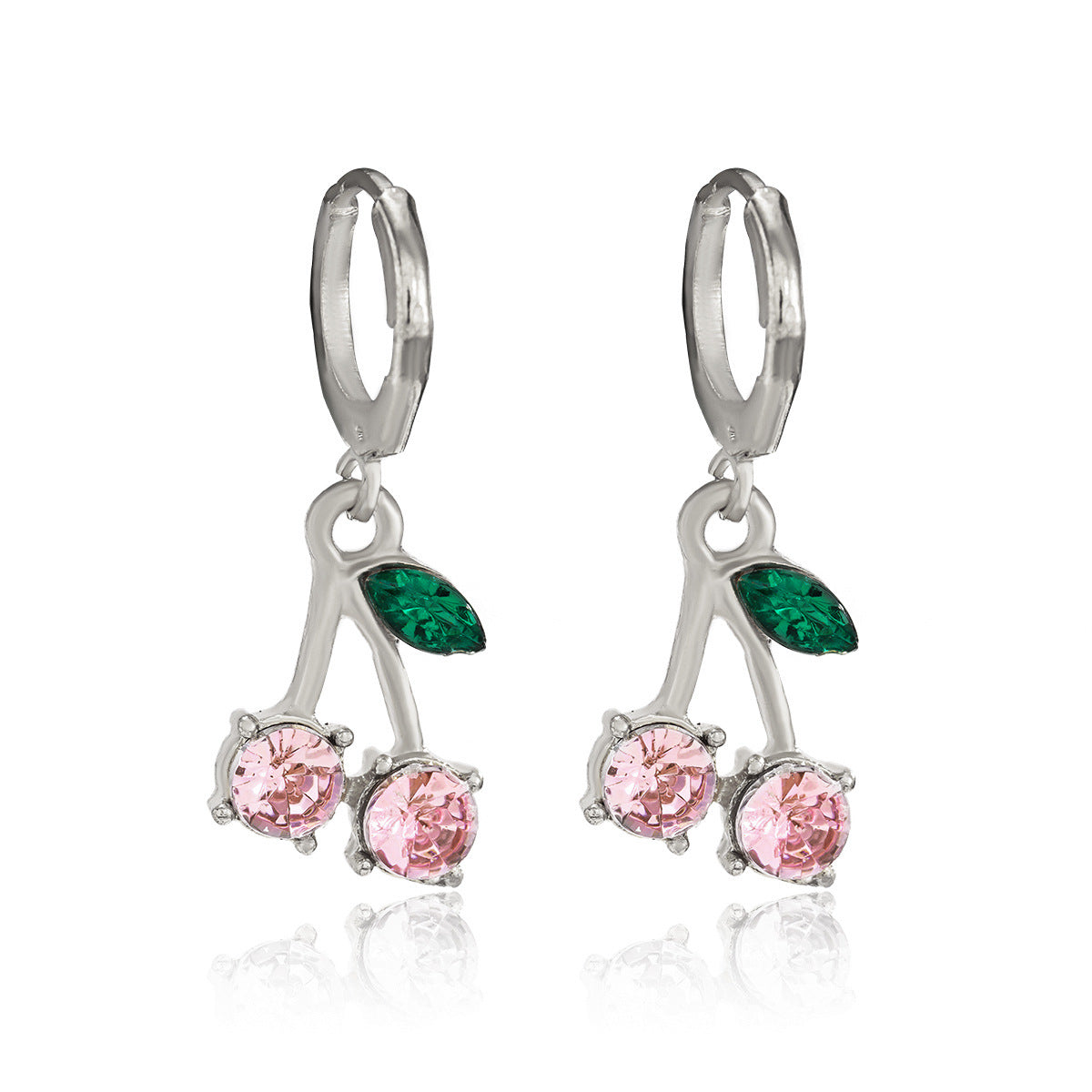 Collana con ciondolo a forma di frutta da donna, gioielli in lega con catena a croce stile fresco e dolce minimalista, design semplice e versatile