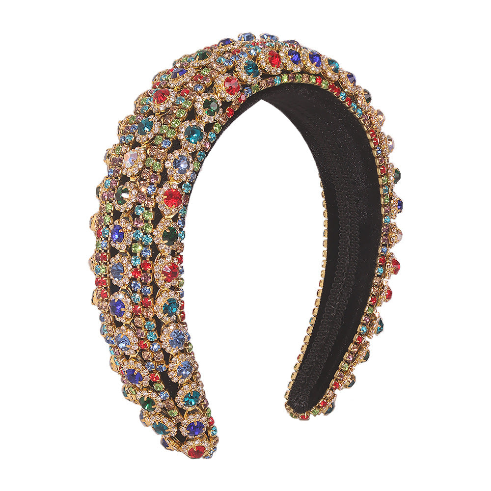 Women's European Luxury Rhinestone U-Shape Hair Clip Titanium Steel Hair Accessory for Wedding Birthday Gift