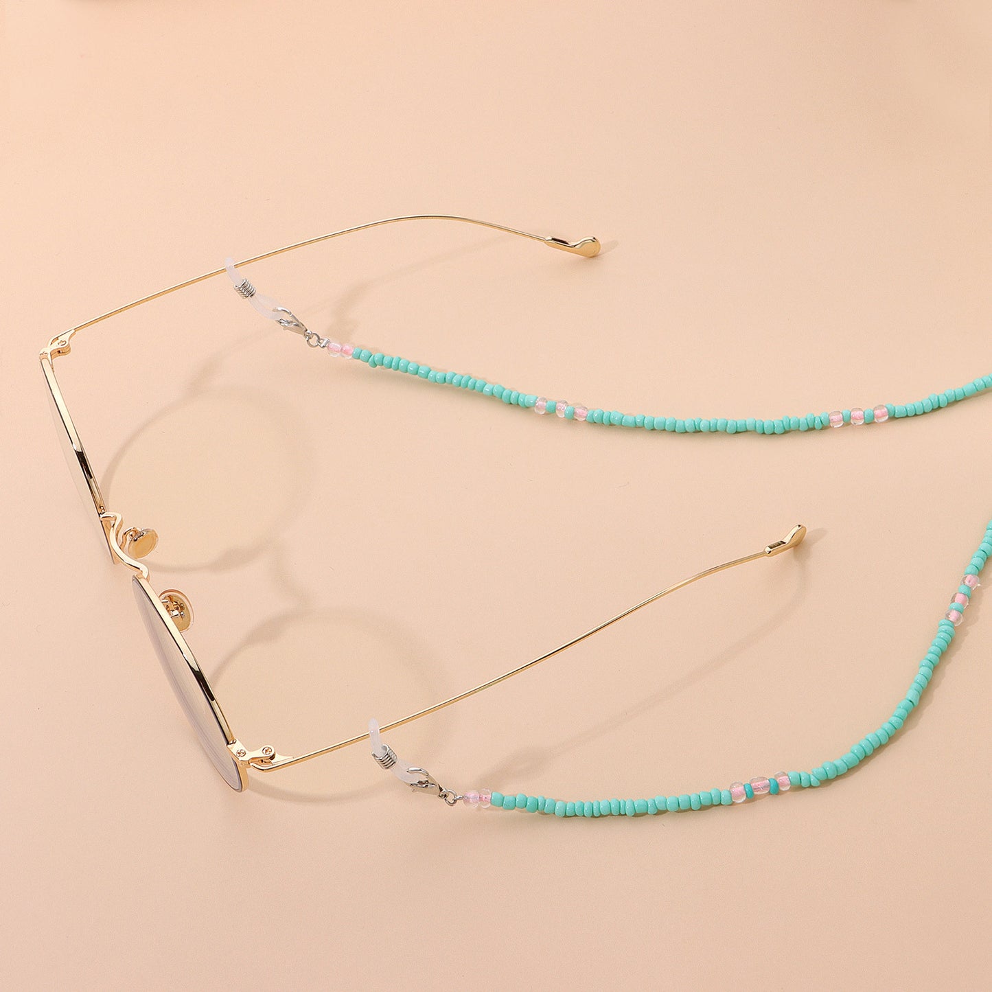 Fashion Glass Bead Ball Chain Eyeglass Holder for Women