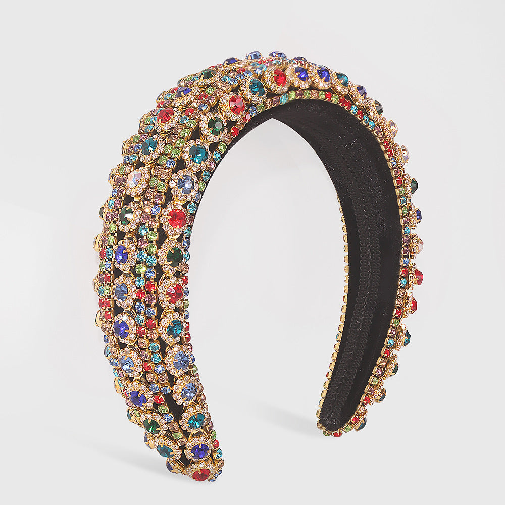 Women's European Luxury Rhinestone U-Shape Hair Clip Titanium Steel Hair Accessory for Wedding Birthday Gift