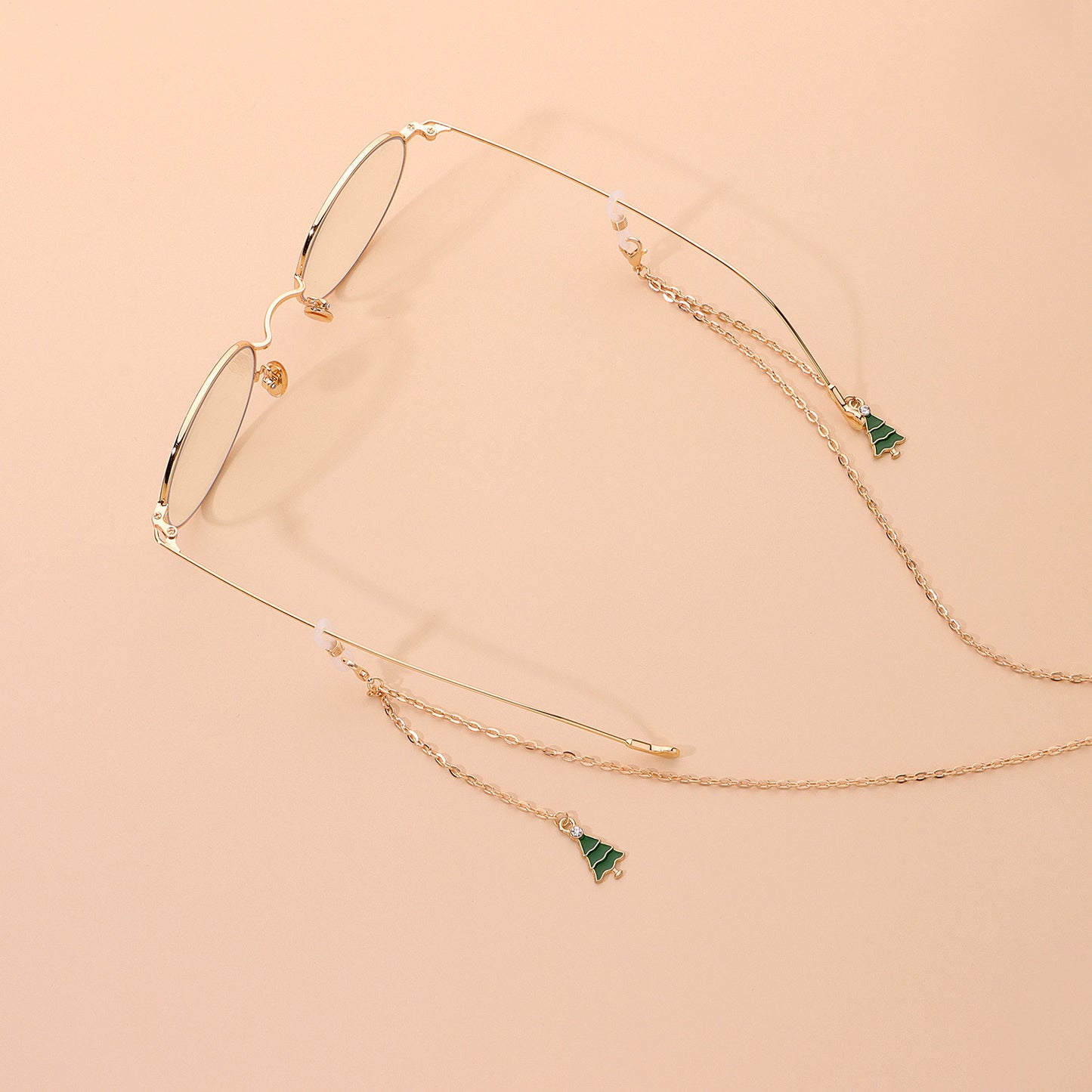 Elegant Fashion Drip Oil Alloy Tassel Eyeglass Chain for Women