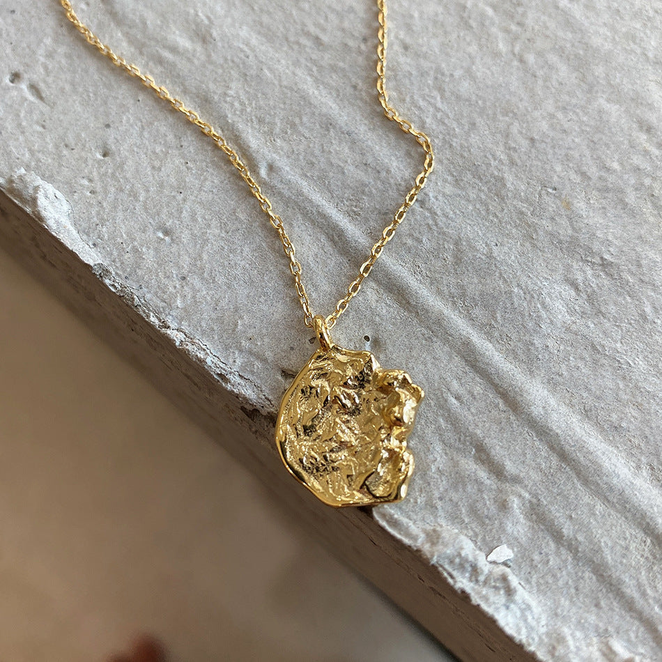 Collana Minimalista in Argento Sterling 925 con Maglie e Catena Cable