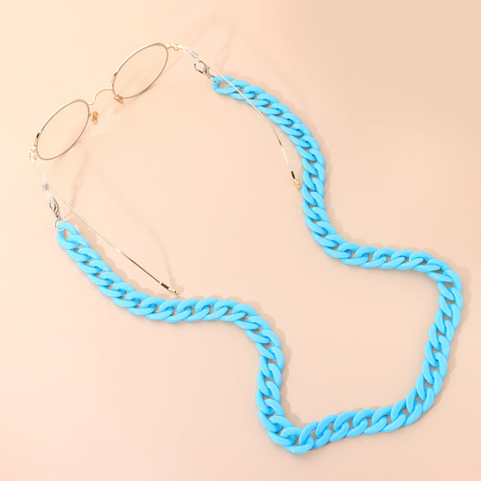 Fashion Tortoiseshell Amber Acrylic Eyeglass Chain