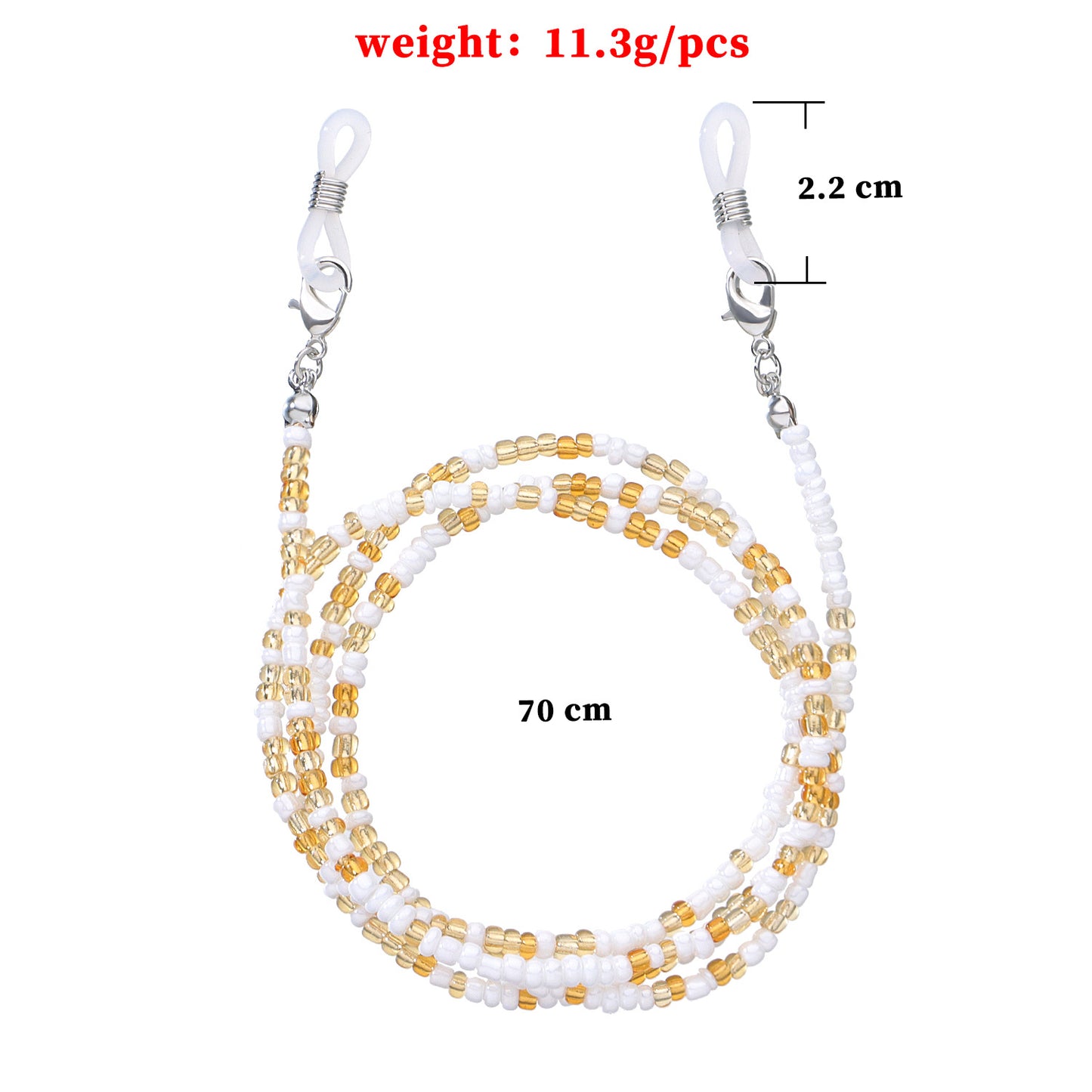 Versatile Seed Bead Eyeglass Chain and Mask Accessory Set