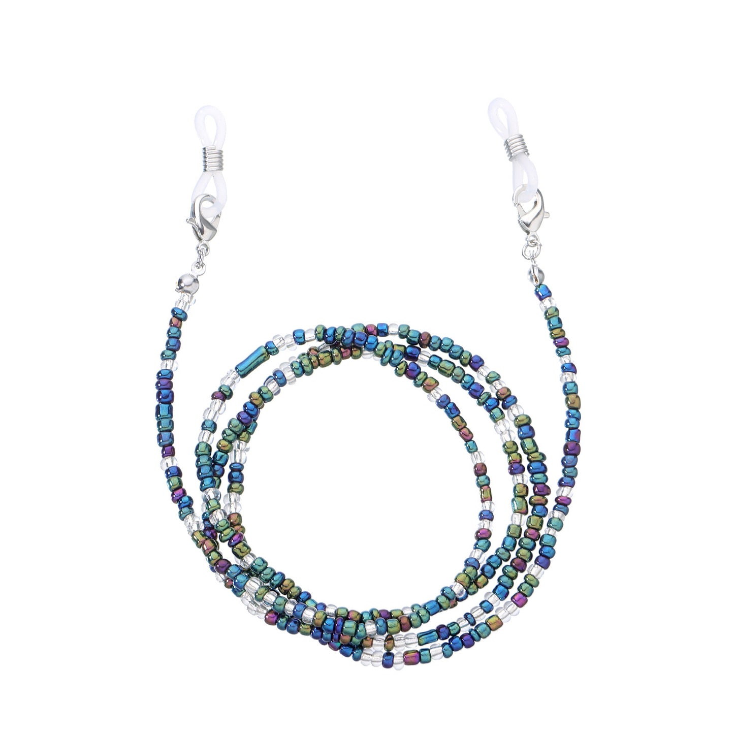 Minimalist Colorful Glass Beads Eyeglass Chain Set