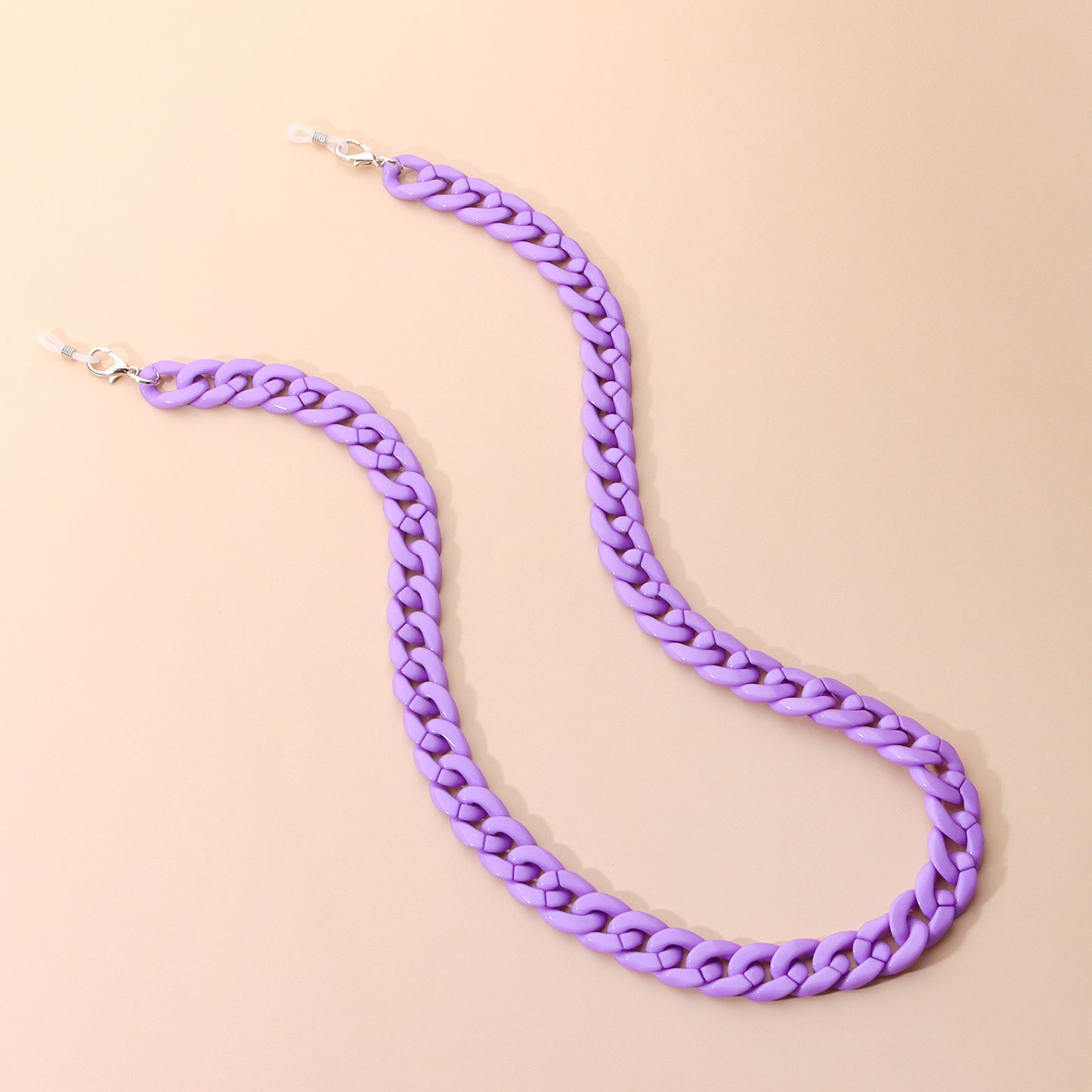 Fashion Tortoiseshell Amber Acrylic Eyeglass Chain