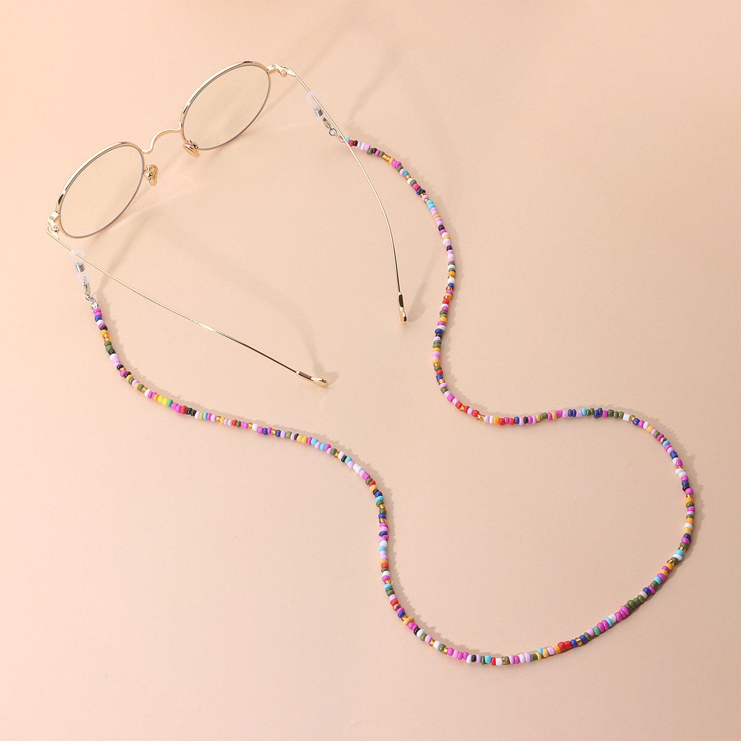 Versatile Seed Bead Eyeglass Chain and Mask Accessory Set