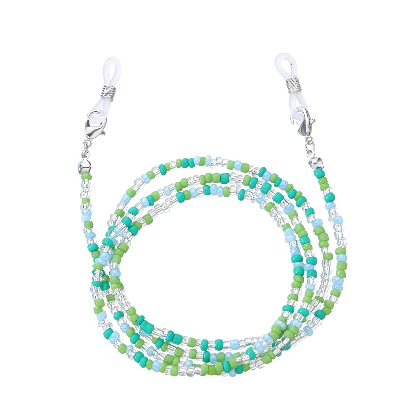 Minimalist Colorful Glass Beads Eyeglass Chain Set