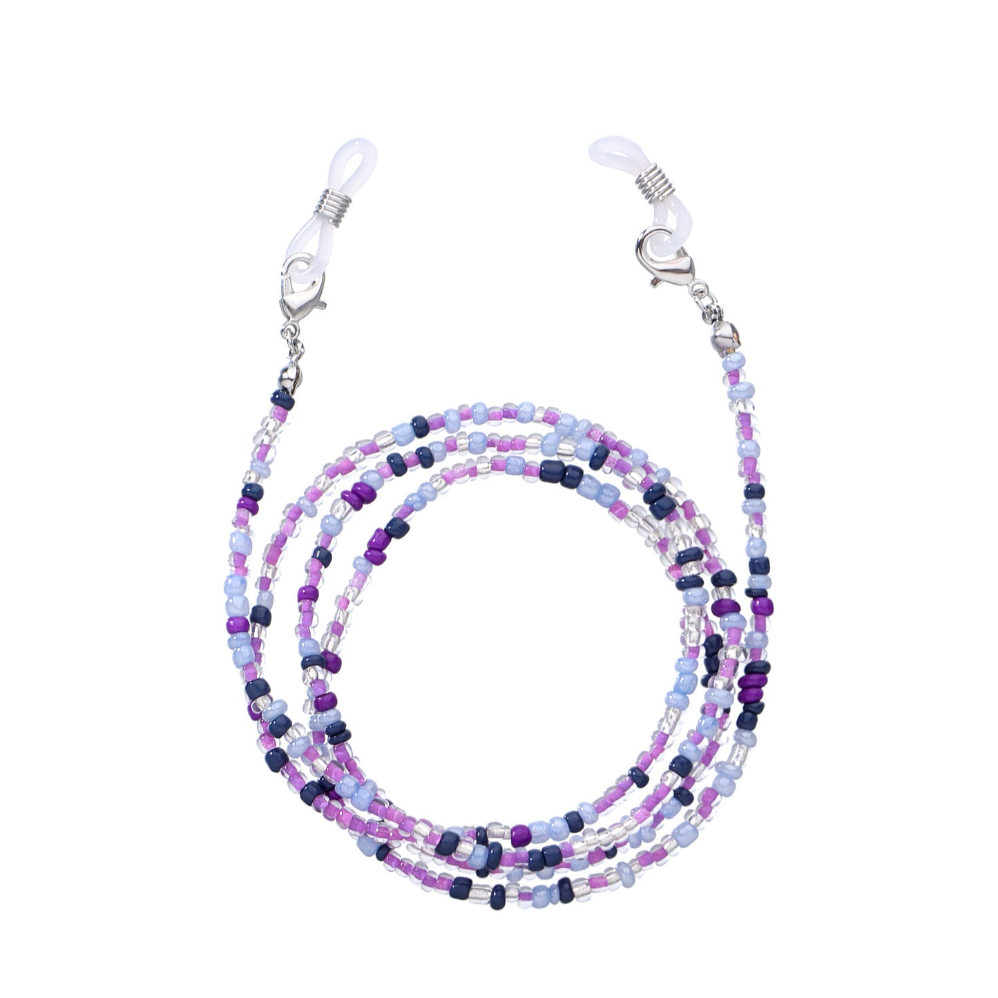 Minimalist Colorful Glass Beads Eyeglass Chain Set
