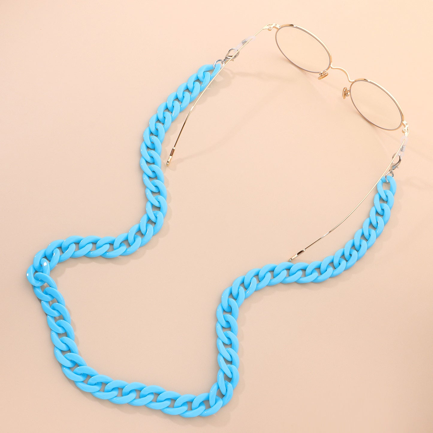 Fashion Tortoiseshell Amber Acrylic Eyeglass Chain
