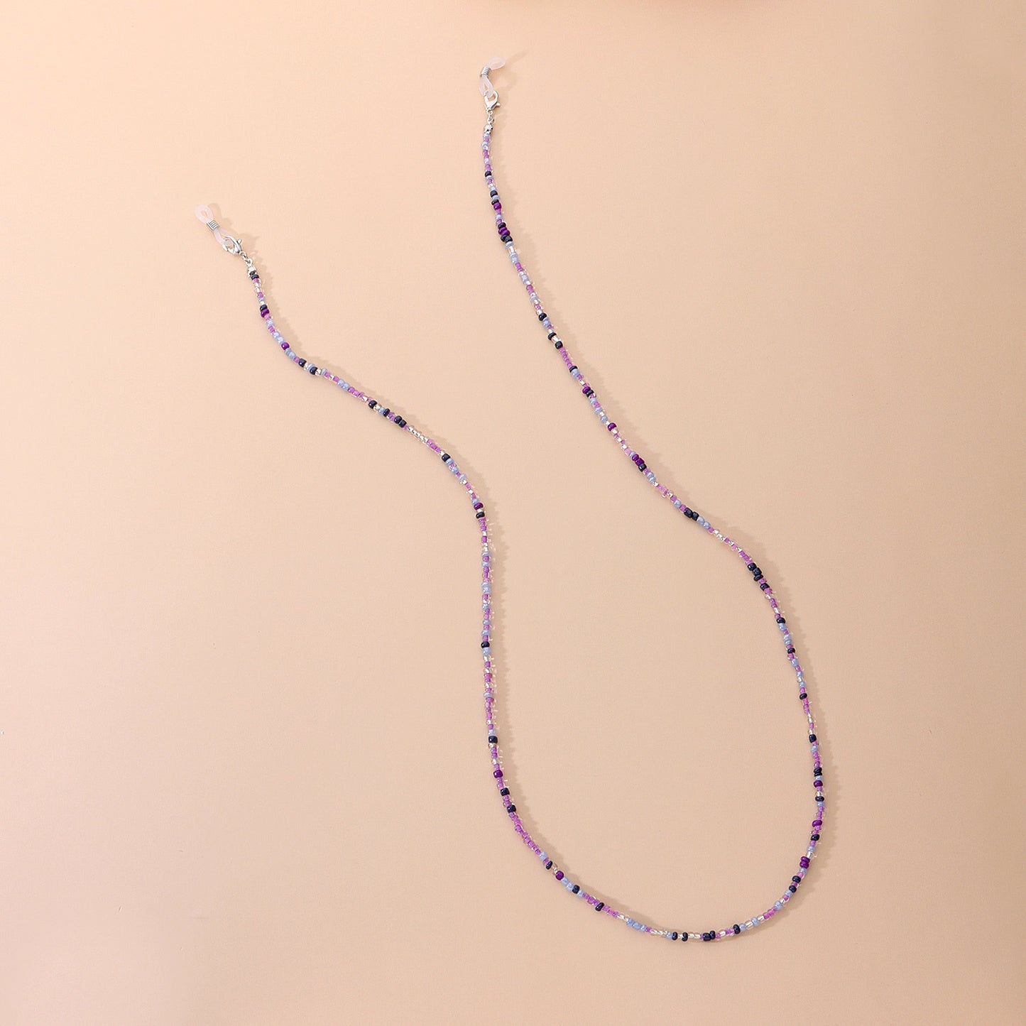 Minimalist Colorful Glass Beads Eyeglass Chain Set