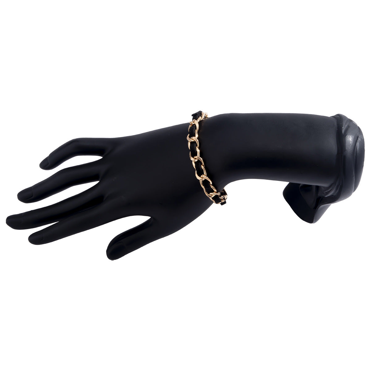 Bracciale a catena in metallo geometrico minimalista da donna, gioielli placcati in stile vintage, design semplice per regalo souvenir di viaggio